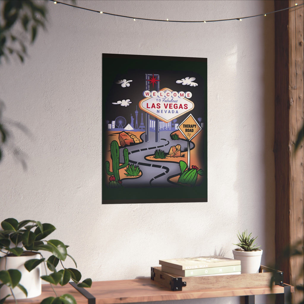Las Vegas Poster, Therapy Wall Art