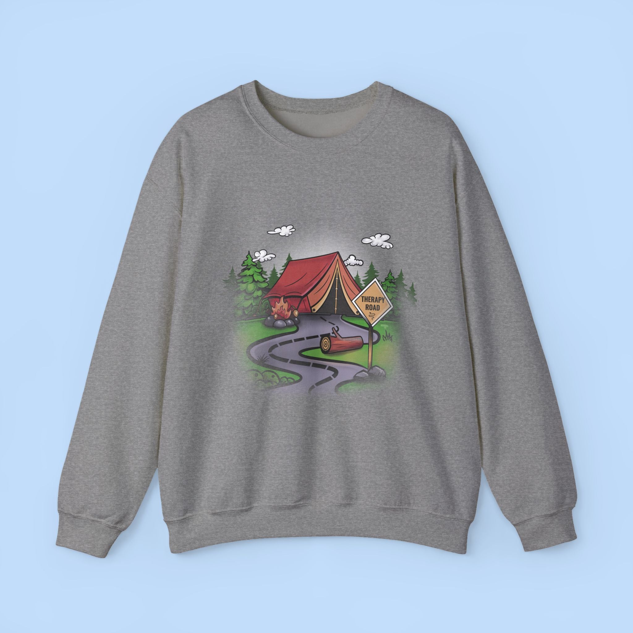 Camping Sweatshirt Unisex, Therapy Sweatshirt, Gift for Camper