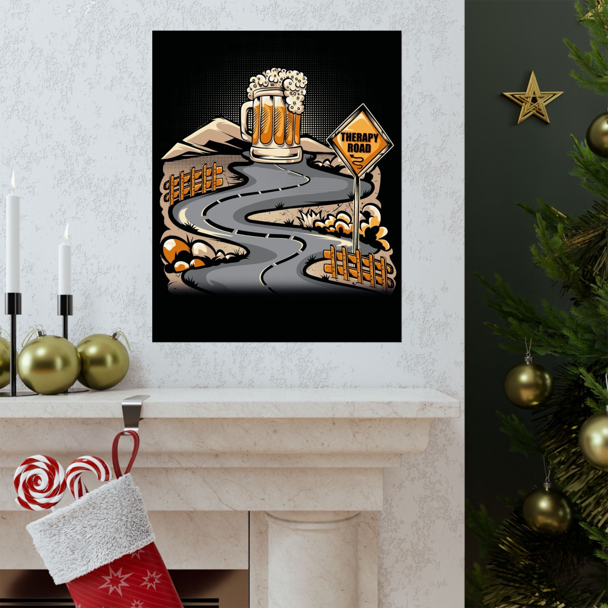 Beer Wall Art, Therapy Wall Art, Beer Lover Poster