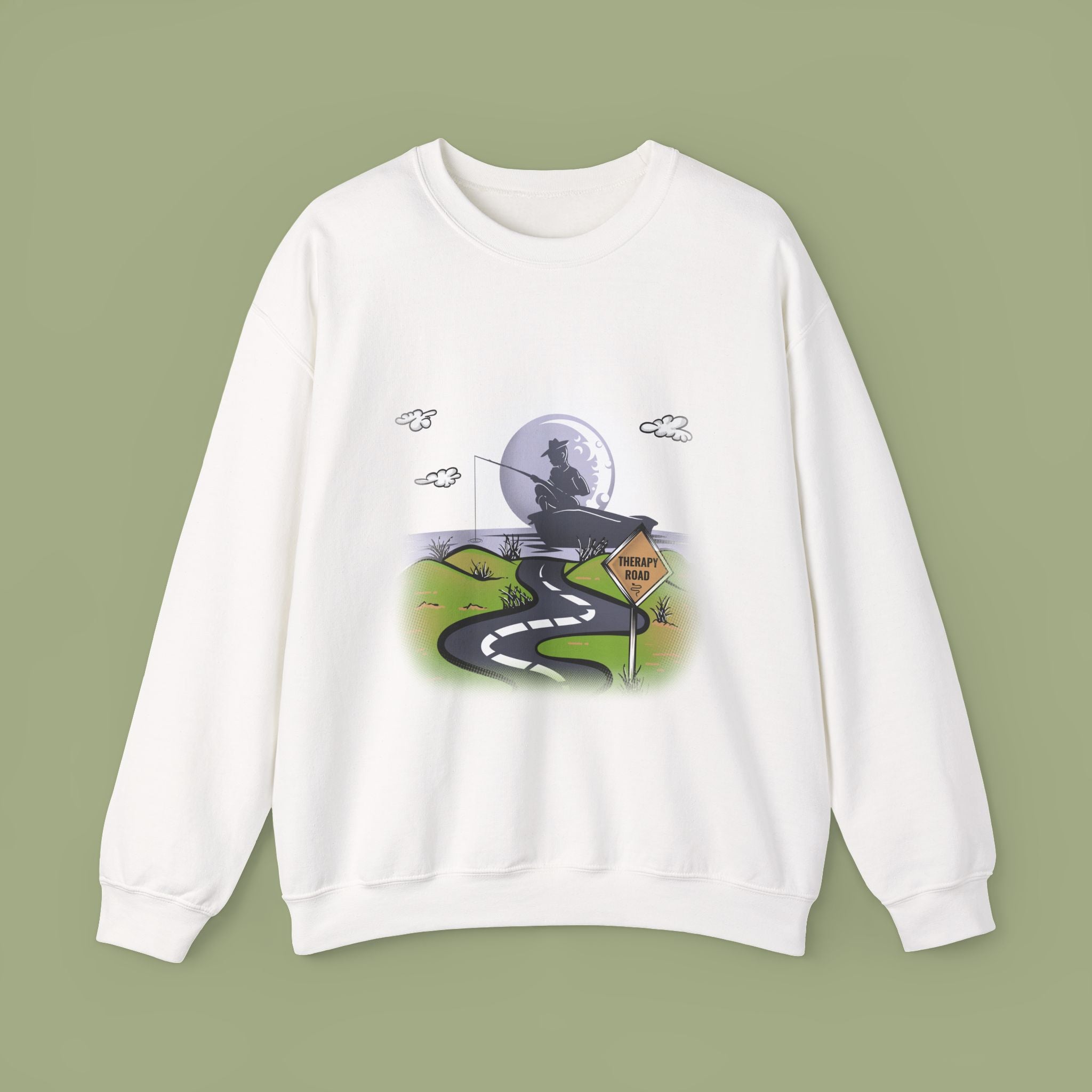 Fishing Lover Sweatshirt Unisex, Therapy Sweatshirt, Fishing Gift