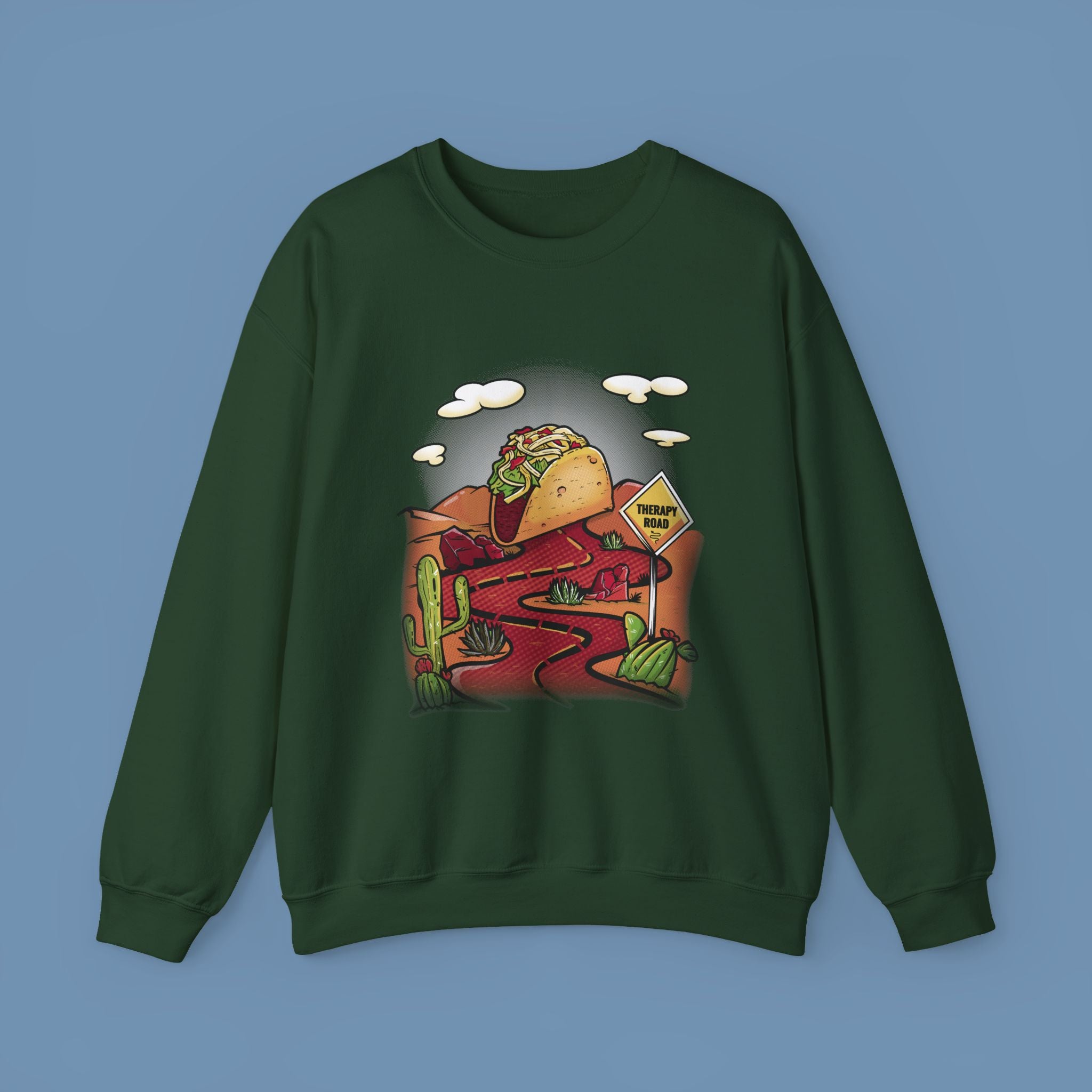 Taco Sweatshirt Unisex, Therapy Sweatshirt, Taco Lover Gift