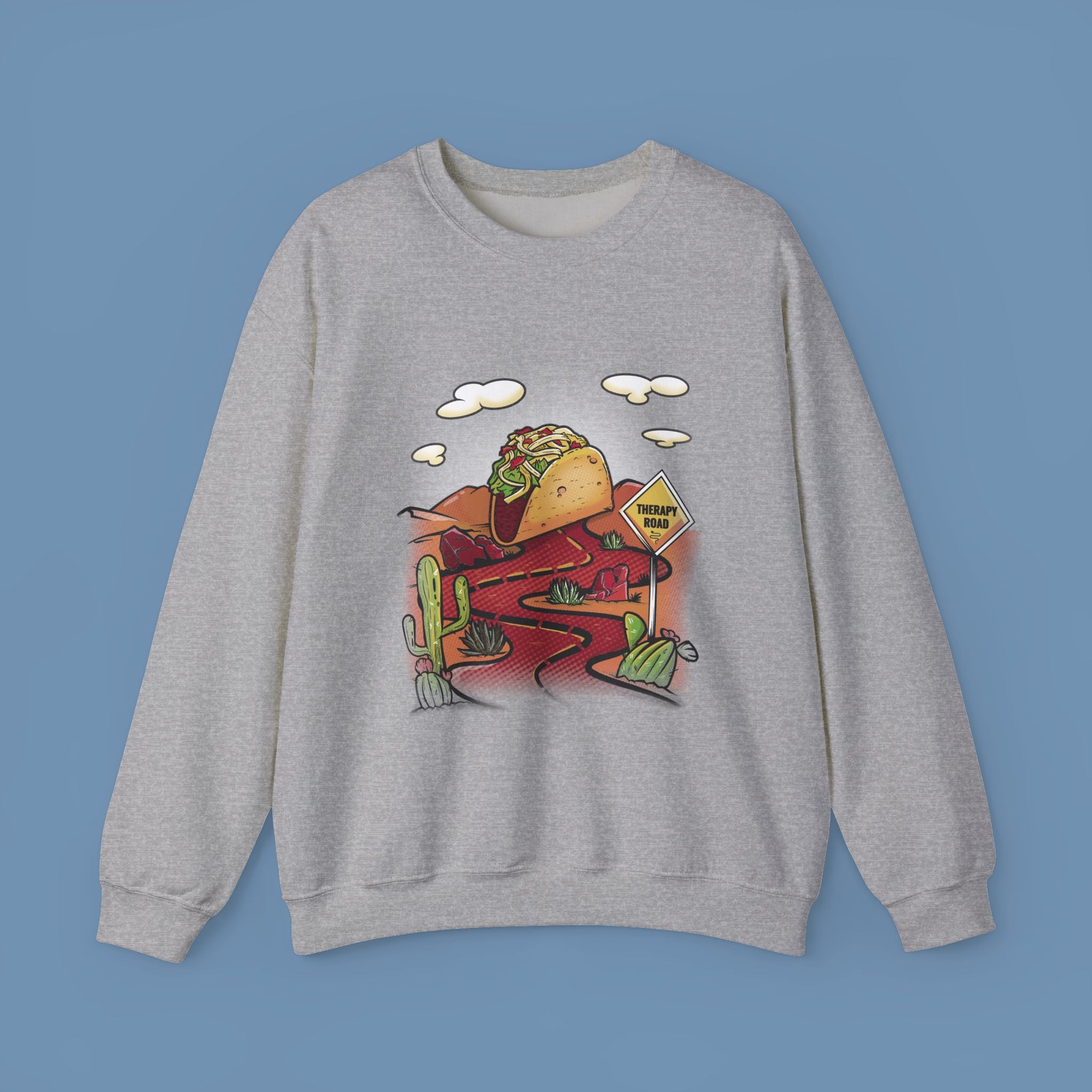 Taco Sweatshirt Unisex, Therapy Sweatshirt, Taco Lover Gift