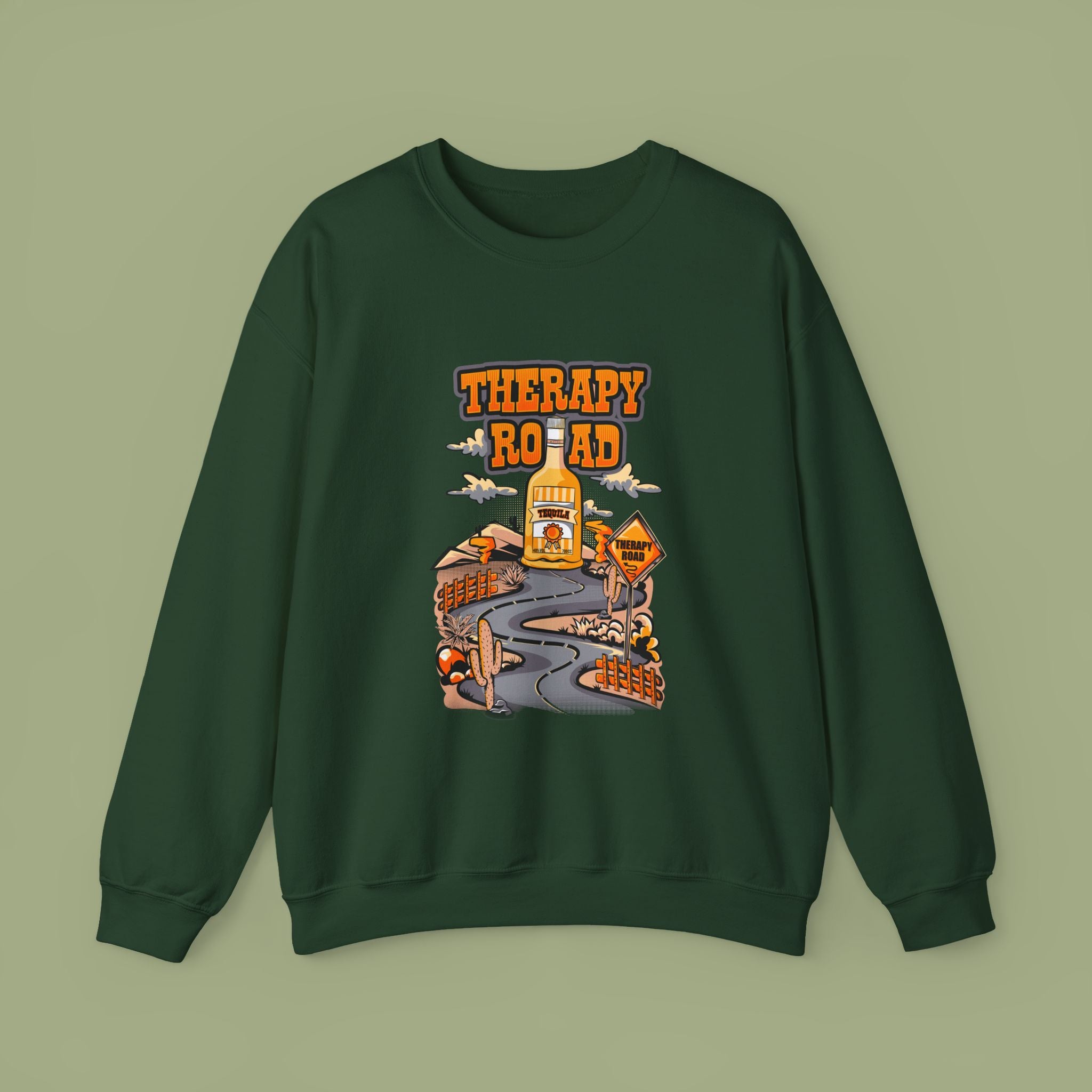Tequila Lover Sweatshirt Unisex, Therapy Sweatshirt