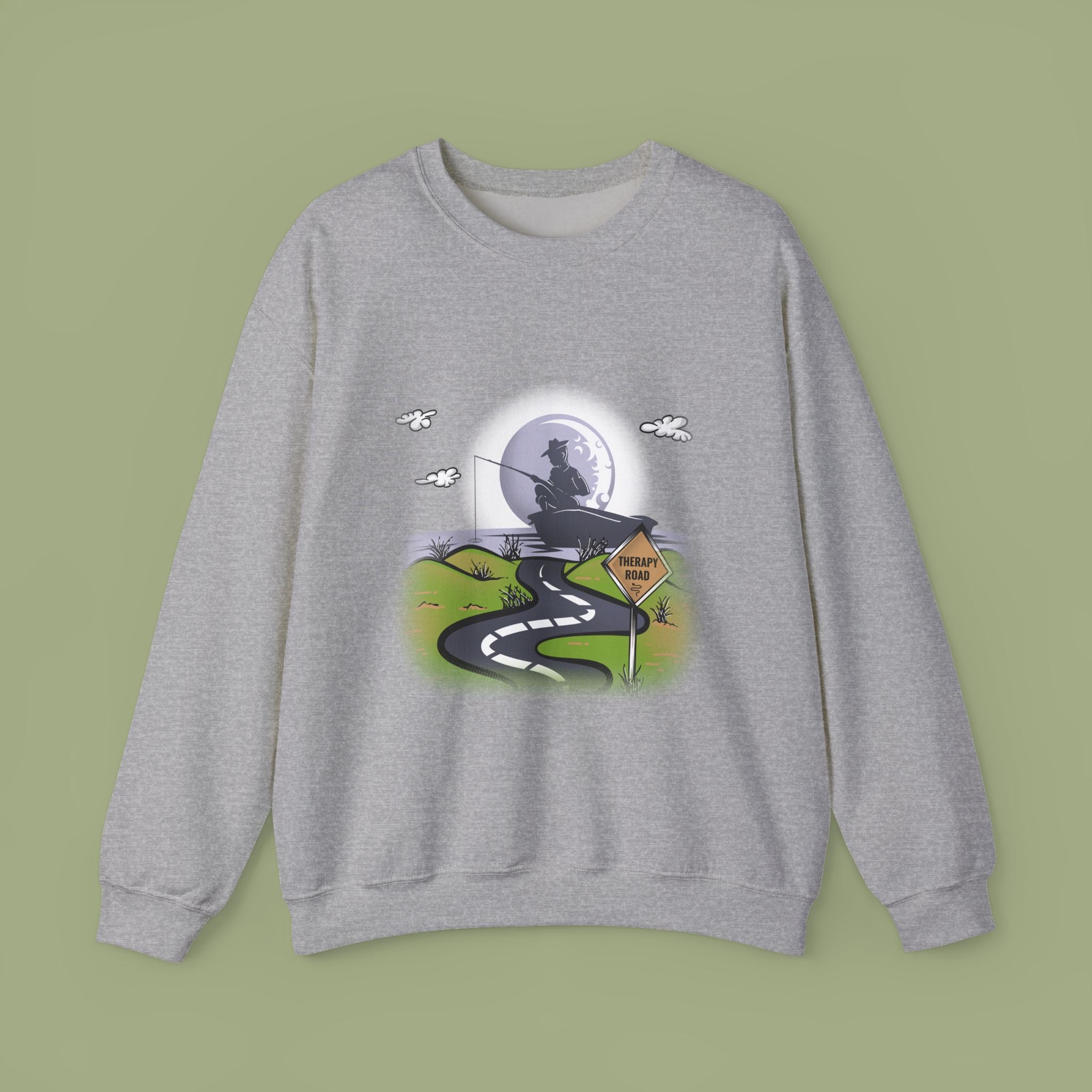 Fishing Lover Sweatshirt Unisex, Therapy Sweatshirt, Fishing Gift
