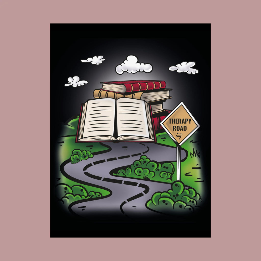 Books Wall Art, Therapy Wall Art, Book Lover Gift