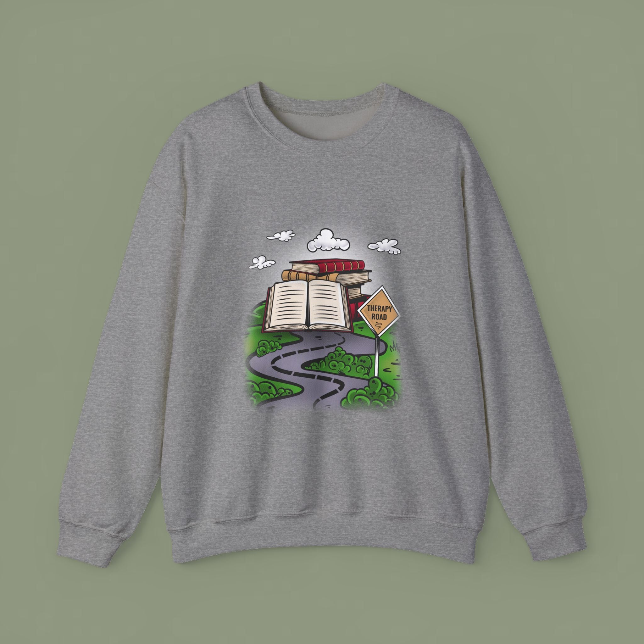 Bookworm Sweatshirt Unisex, Therapy Sweatshirt, Book Lover Gift