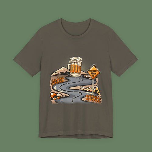 Beer Trail T-Shirt — Scenic Road to Brew Graphic Tee