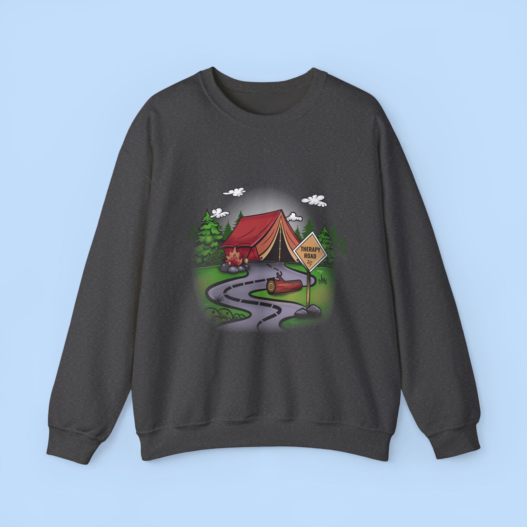 Camping Sweatshirt Unisex, Therapy Sweatshirt, Gift for Camper