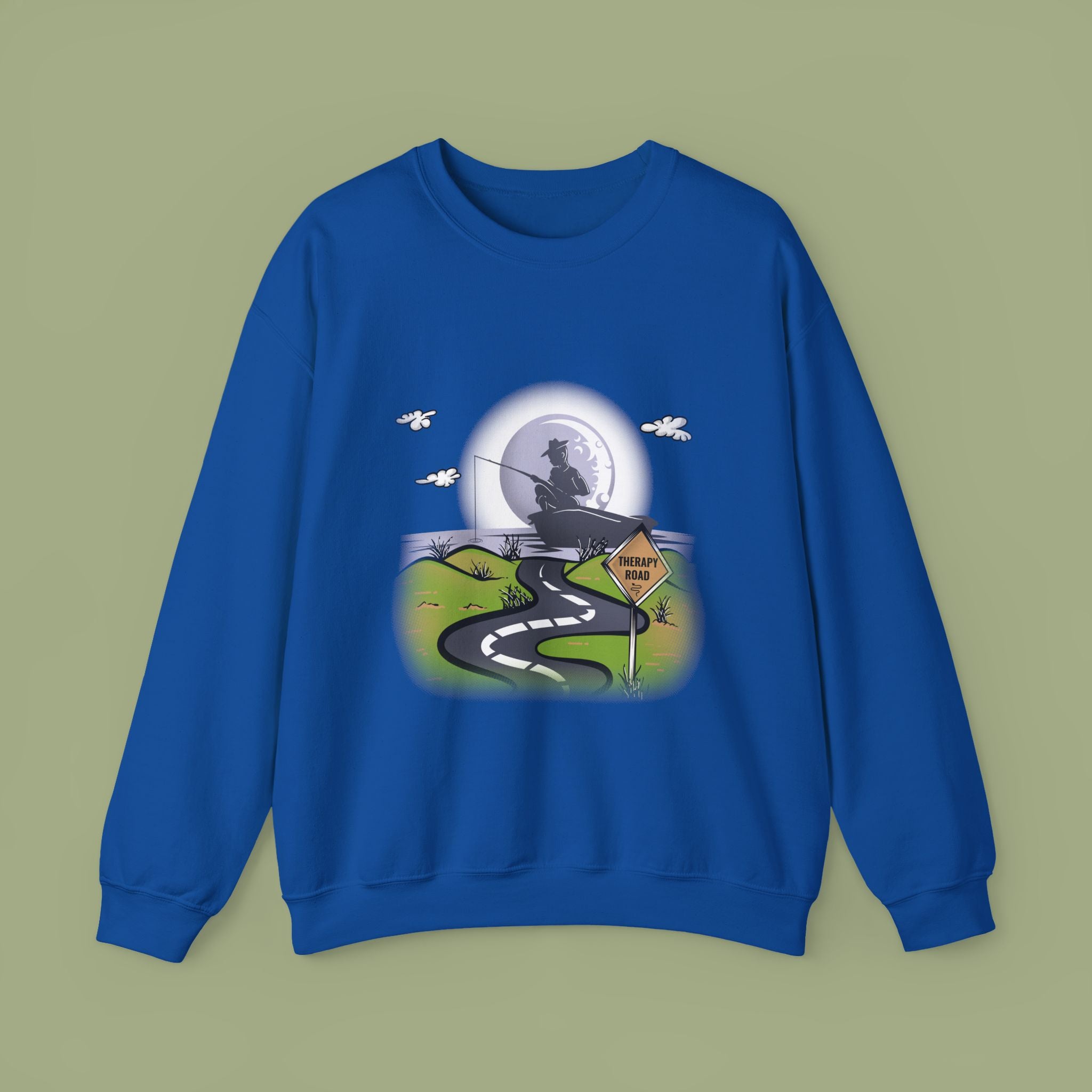 Fishing Lover Sweatshirt Unisex, Therapy Sweatshirt, Fishing Gift