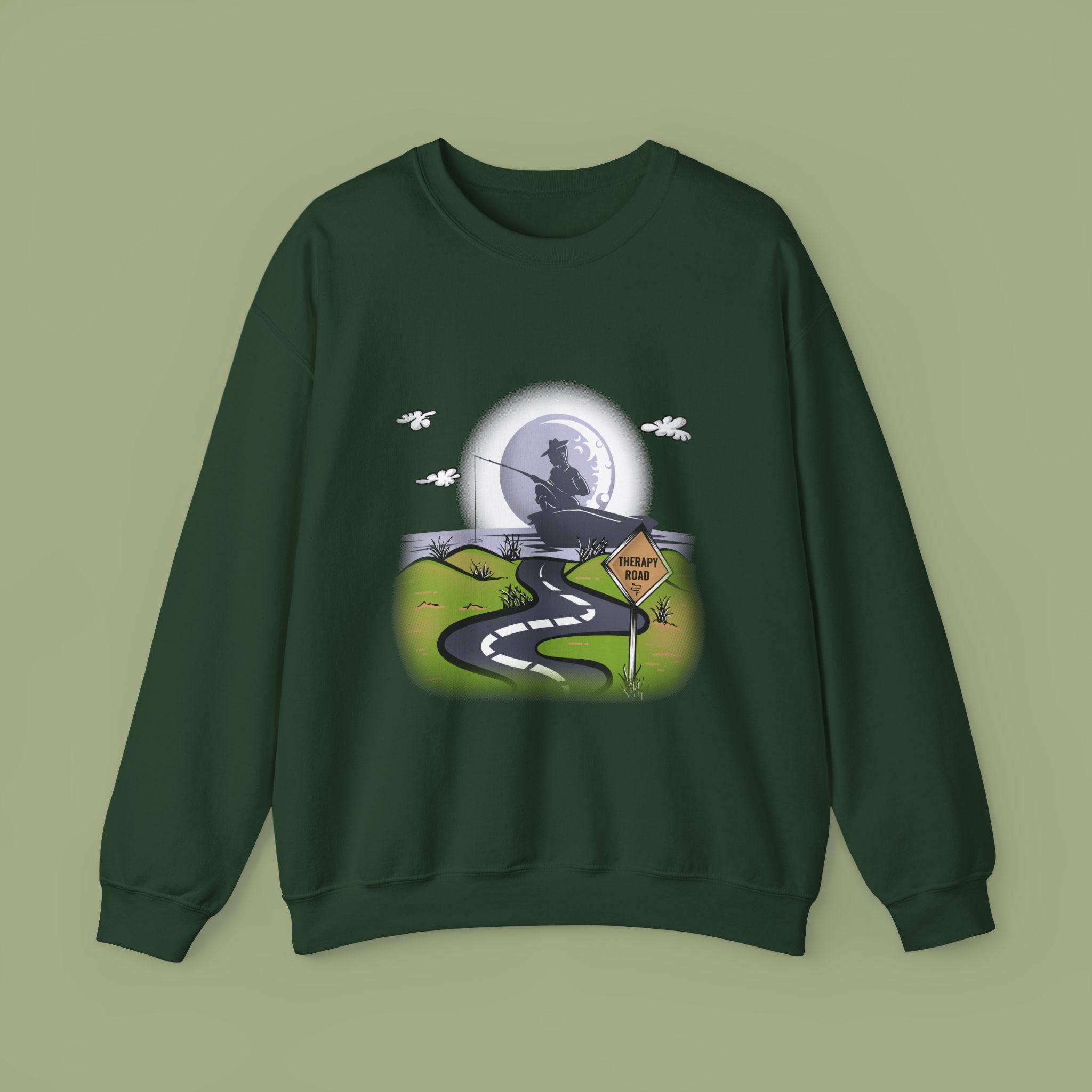 Fishing Lover Sweatshirt Unisex, Therapy Sweatshirt, Fishing Gift