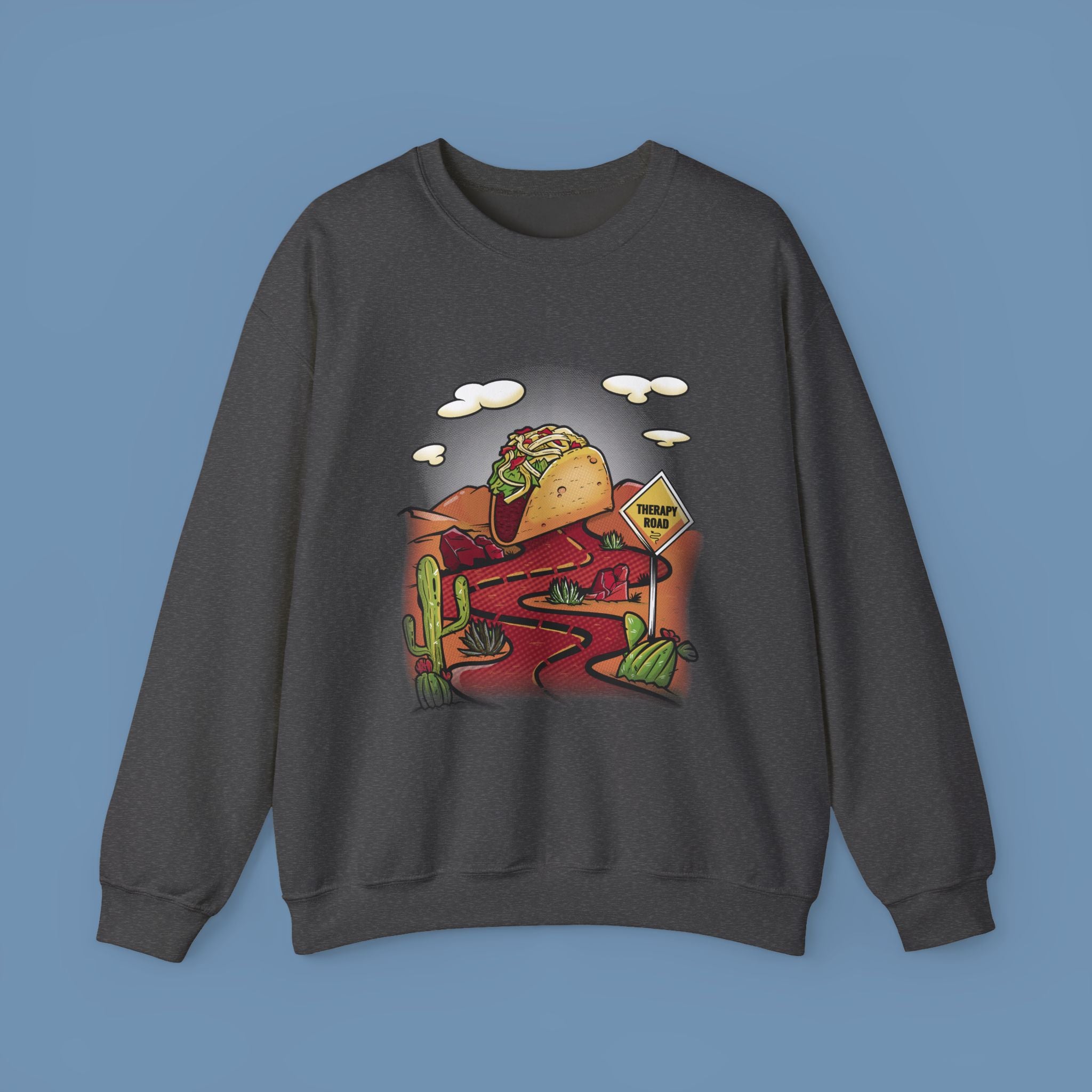 Taco Sweatshirt Unisex, Therapy Sweatshirt, Taco Lover Gift