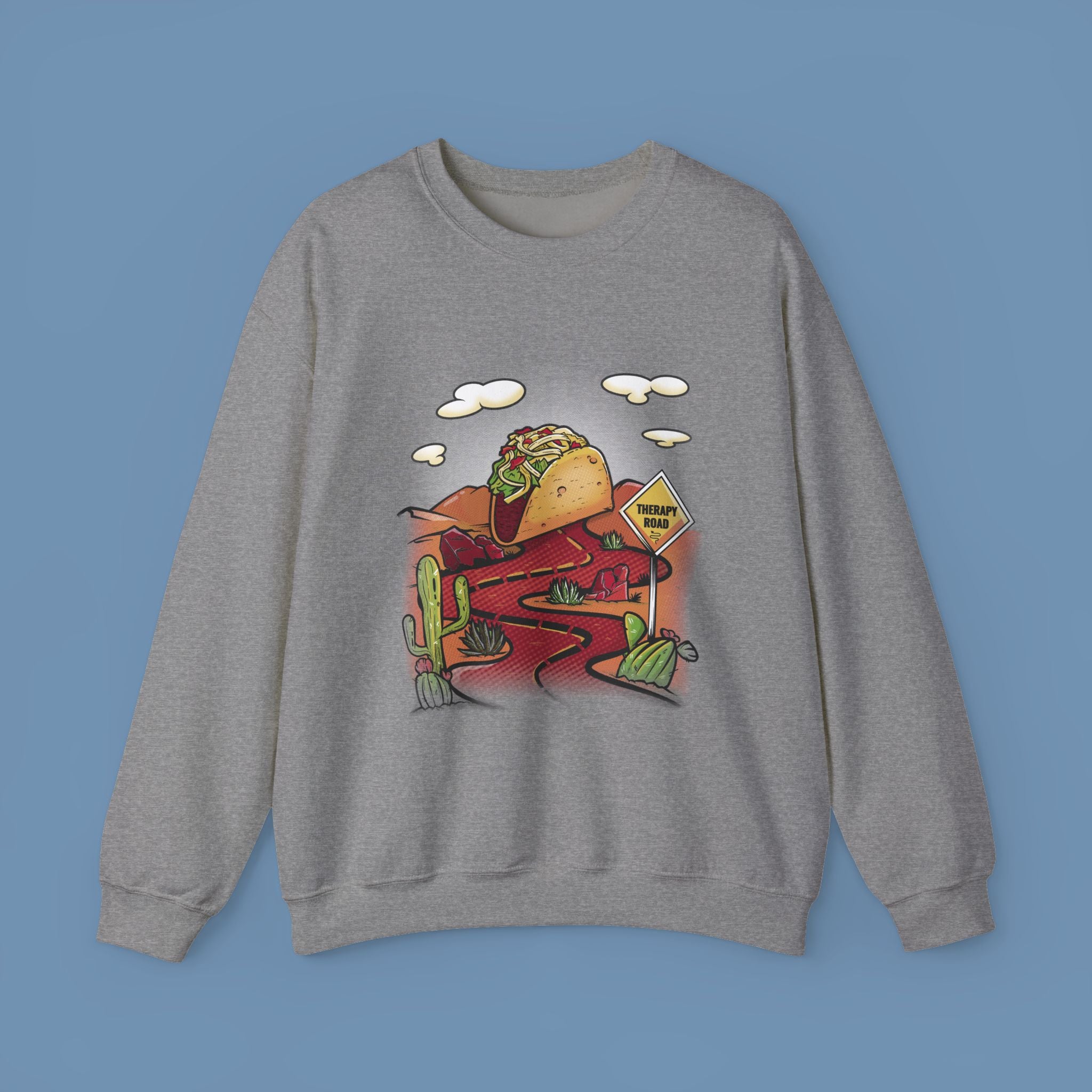 Taco Sweatshirt Unisex, Therapy Sweatshirt, Taco Lover Gift