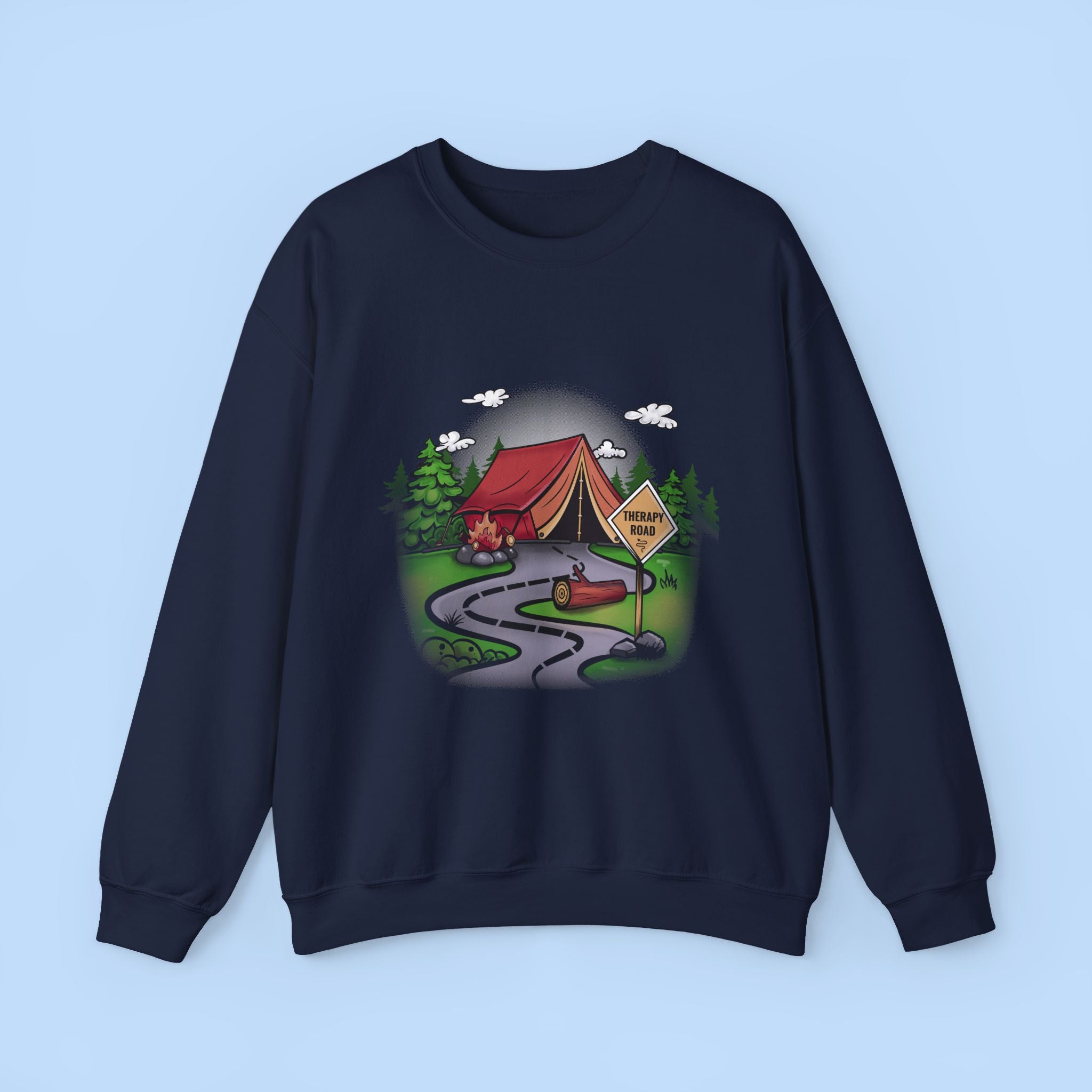 Camping Sweatshirt Unisex, Therapy Sweatshirt, Gift for Camper