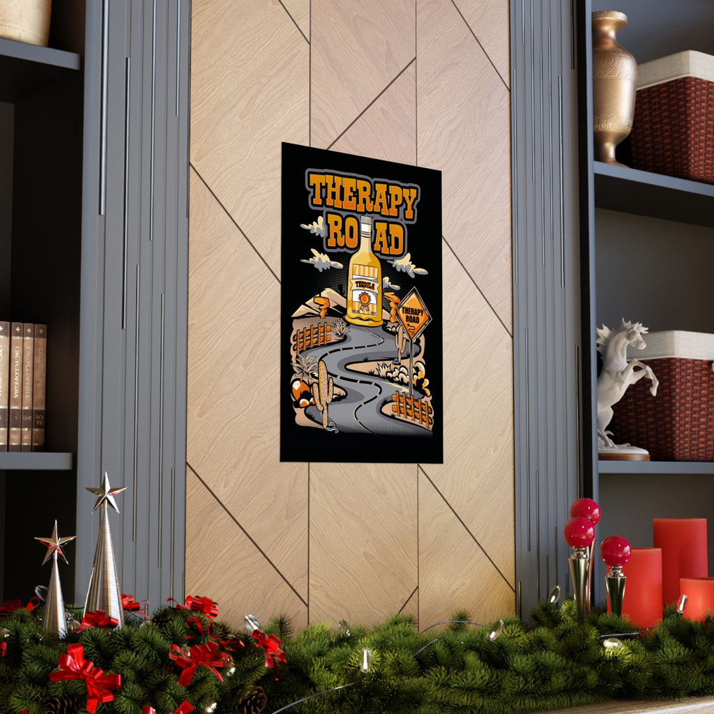 Tequila Wall Art, Tequila Poster, Therapy Wall Art