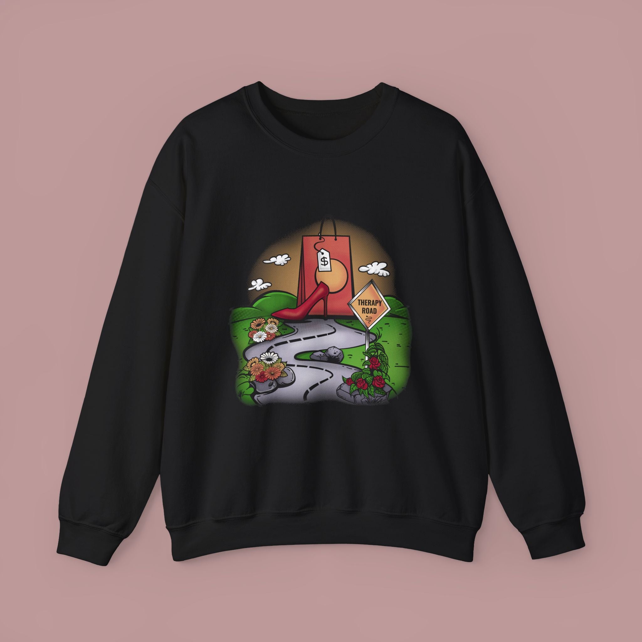 Shopaholic Sweatshirt Unisex, Therapy Sweatshirt, Gift for Shopaholic