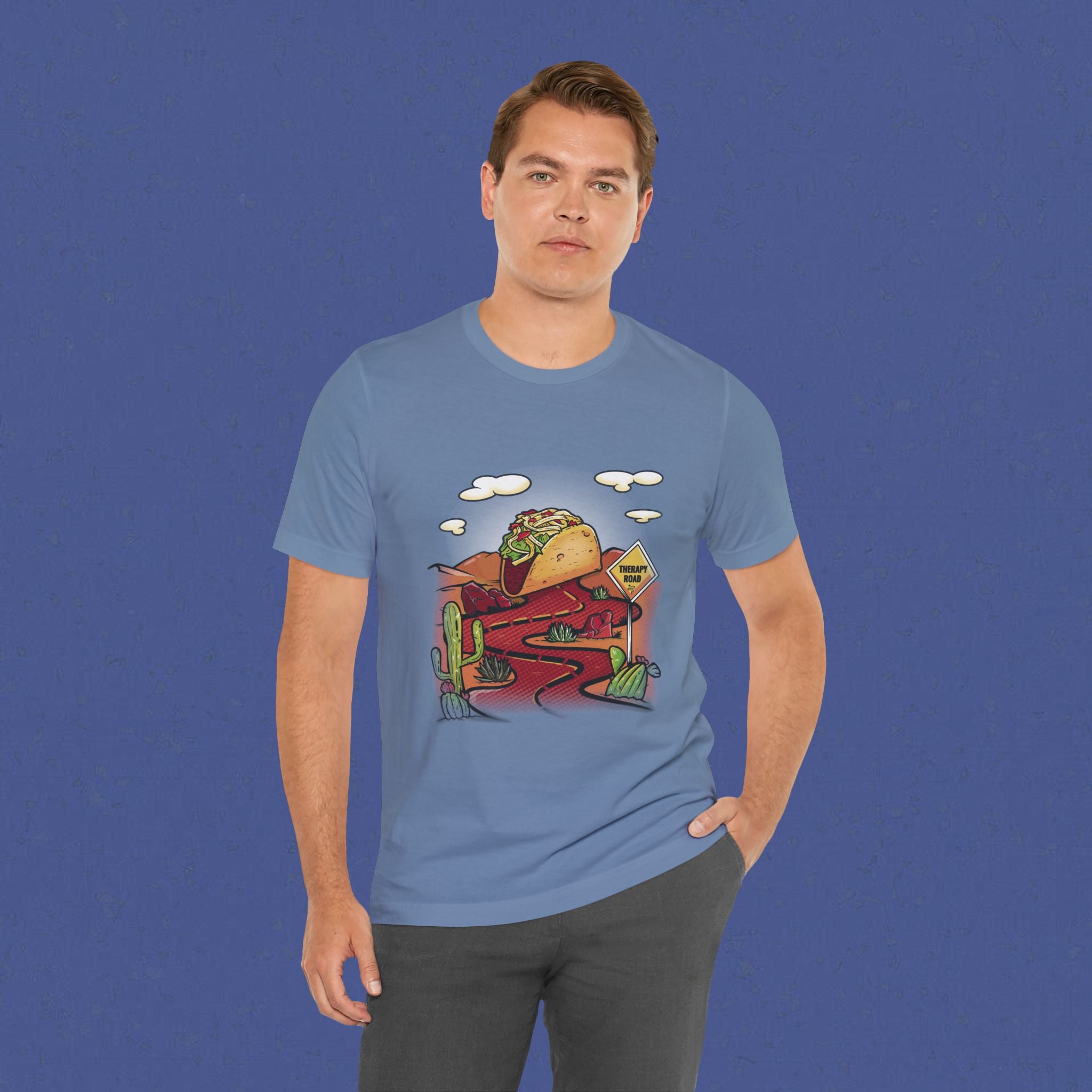 Taco Roadtrip T‑Shirt — Desert Taco Illustration Tee