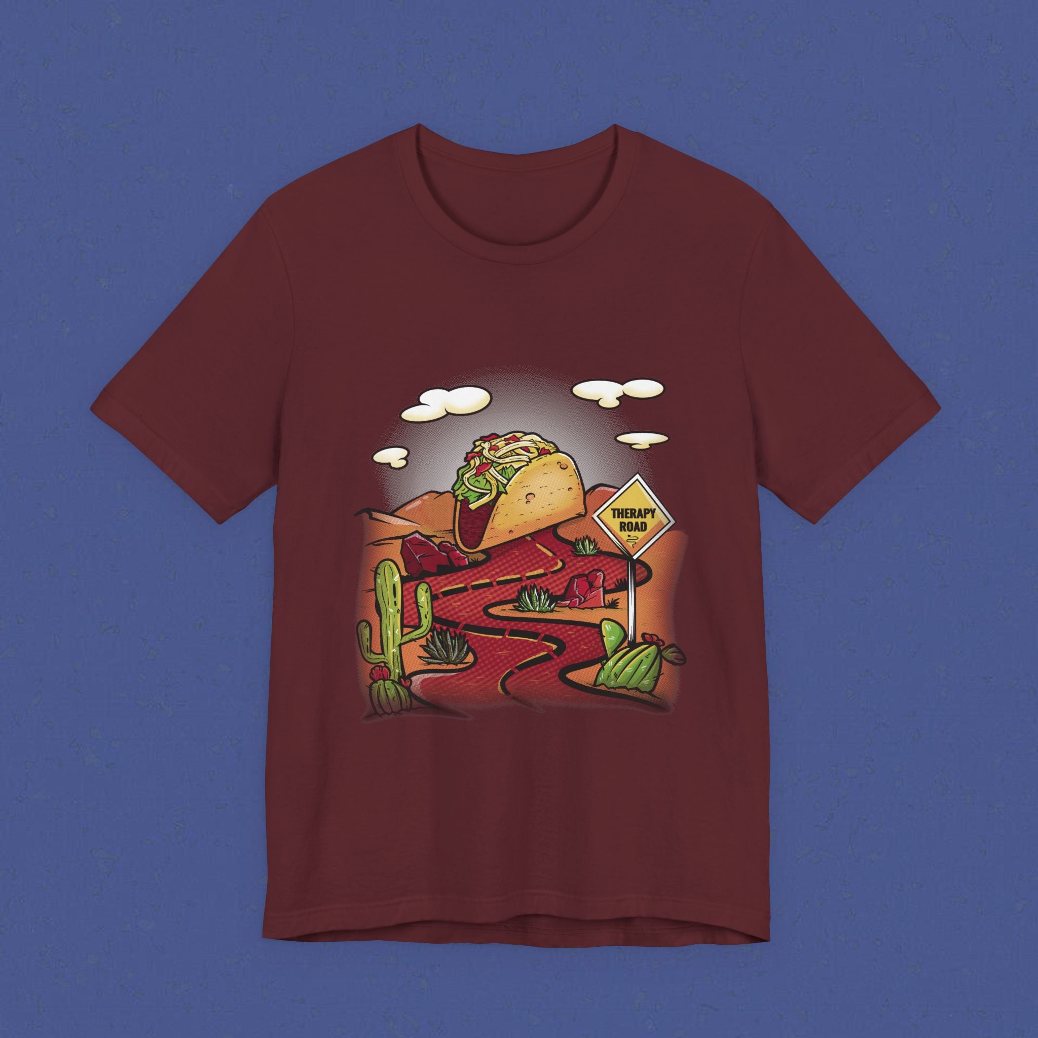 Taco Roadtrip T‑Shirt — Desert Taco Illustration Tee