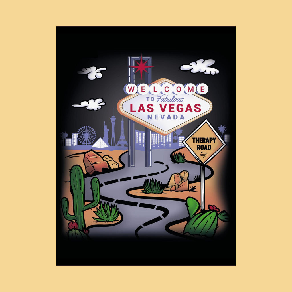 Las Vegas Poster, Therapy Wall Art
