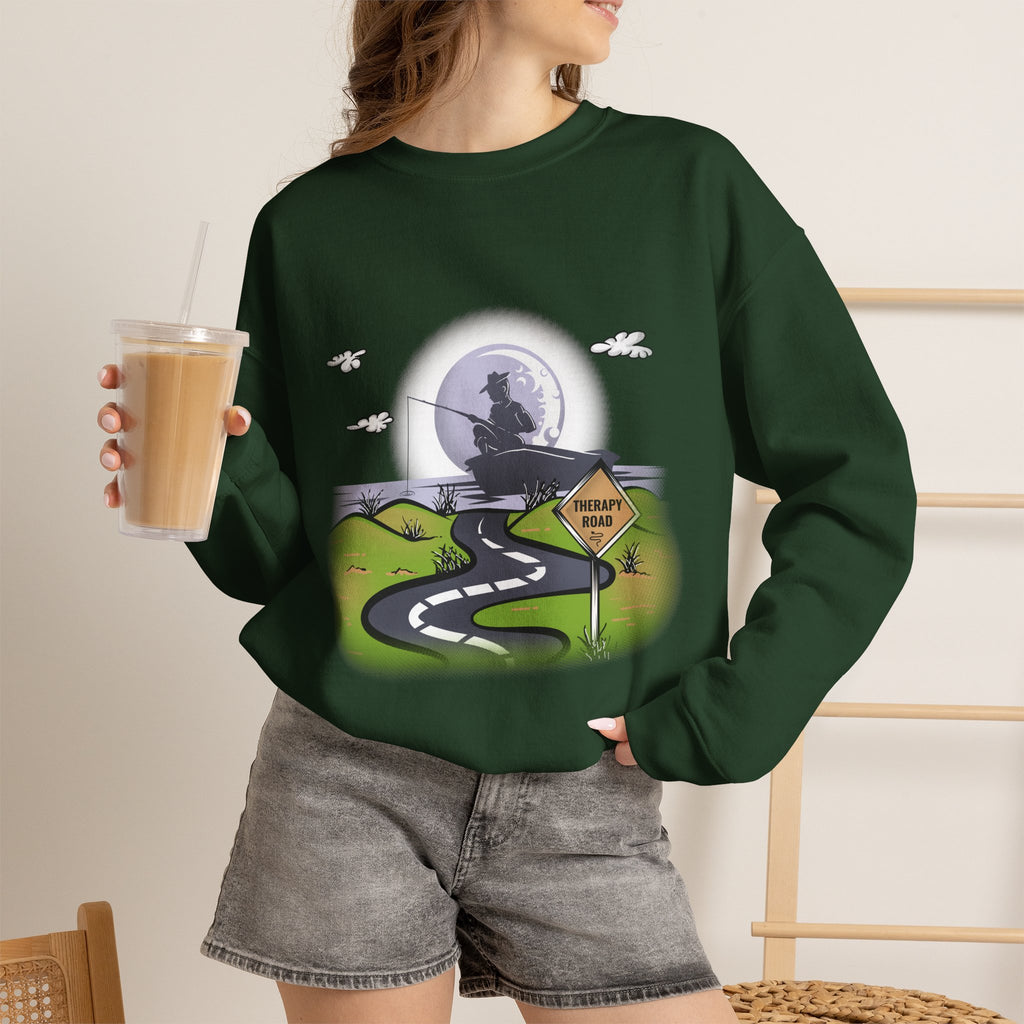 Fishing Lover Sweatshirt Unisex, Therapy Sweatshirt, Fishing Gift