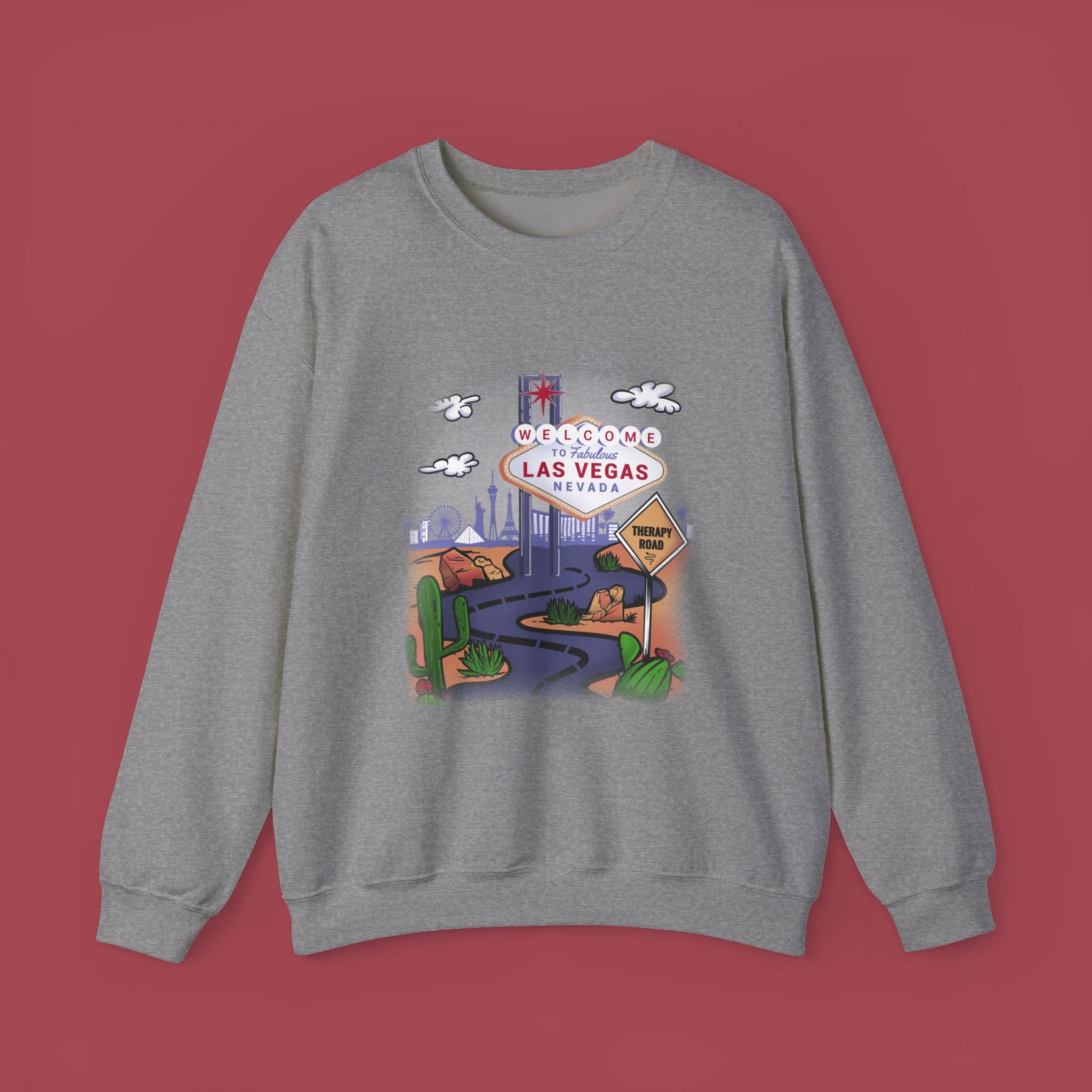 Las Vegas Sweatshirt, Therapy Sweatshirt, Las Vegas Is My Therapy