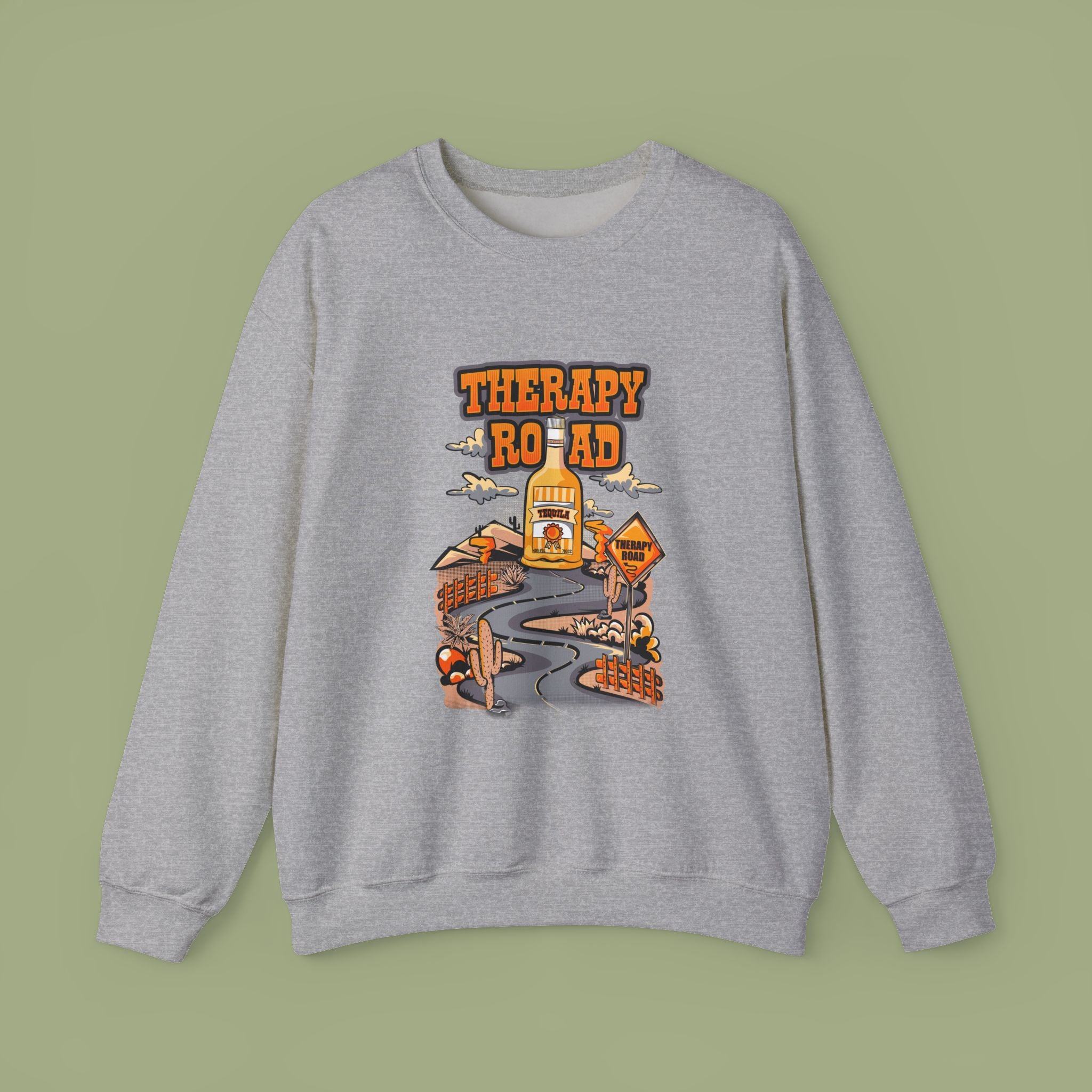 Tequila Lover Sweatshirt Unisex, Therapy Sweatshirt