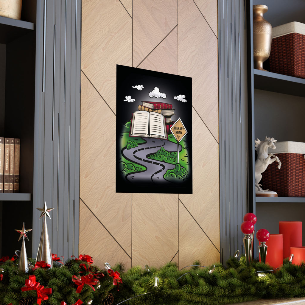 Books Wall Art, Therapy Wall Art, Book Lover Gift