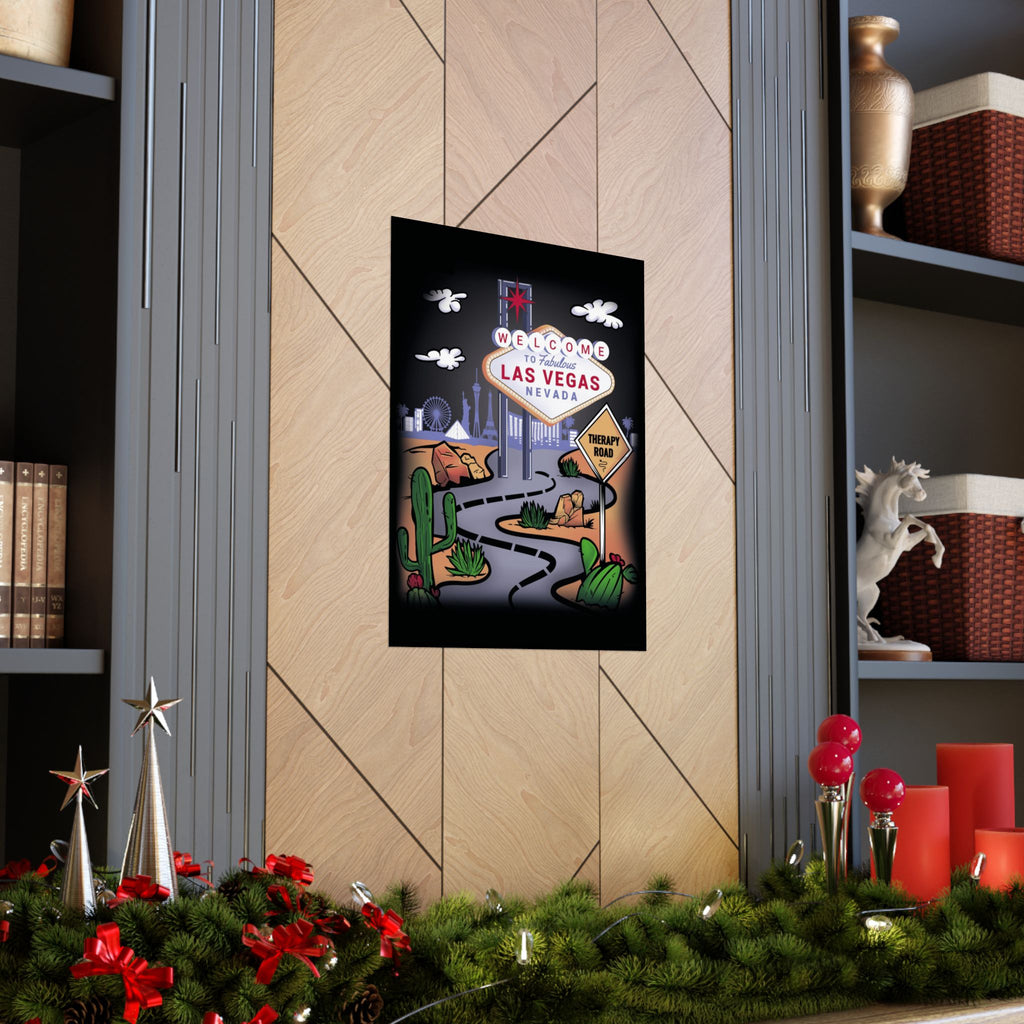 Las Vegas Poster, Therapy Wall Art