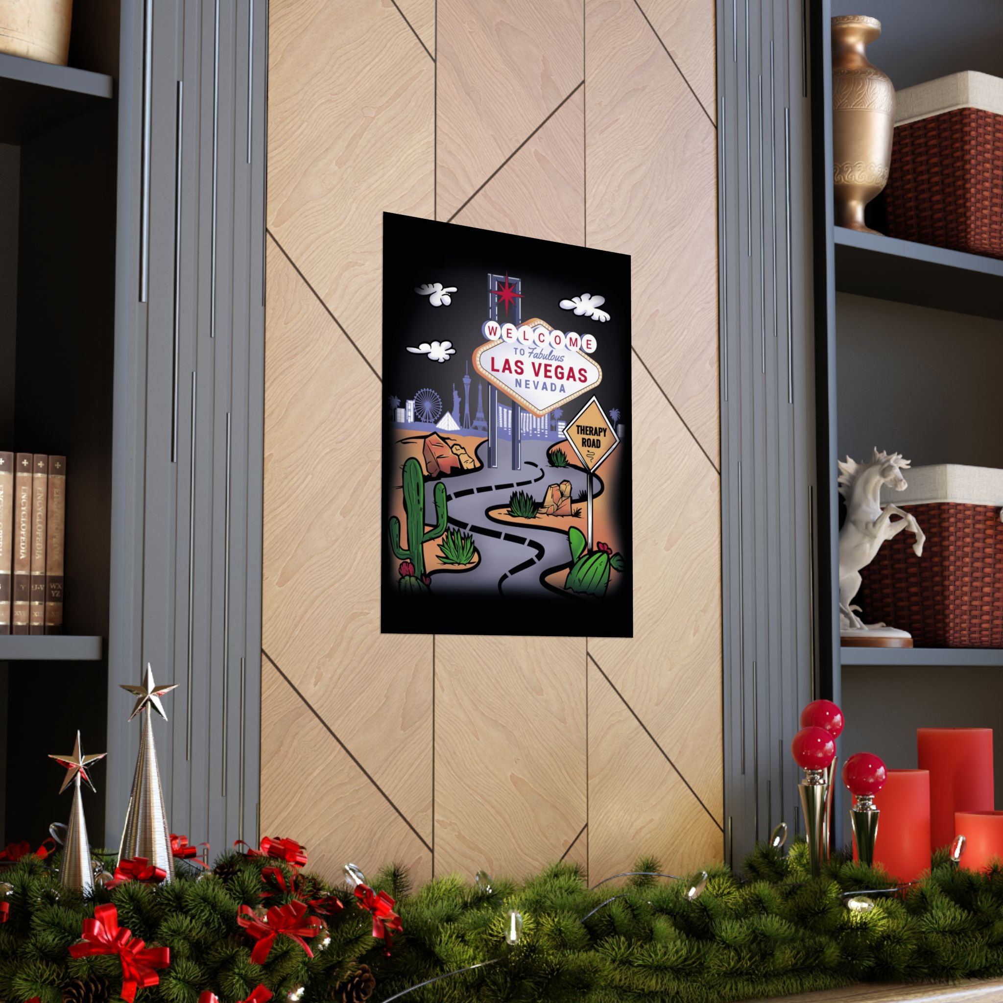 Las Vegas Poster, Therapy Wall Art