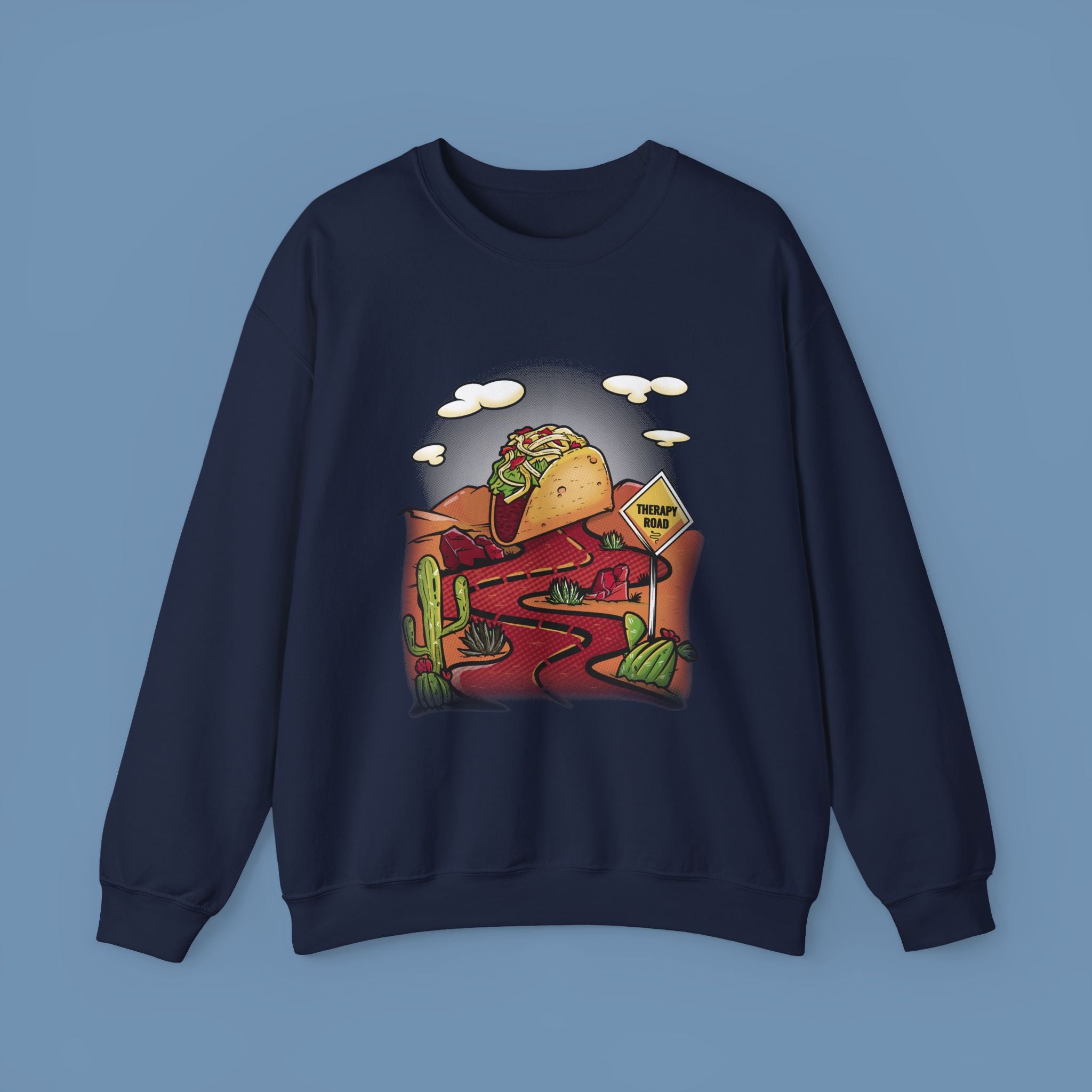 Taco Sweatshirt Unisex, Therapy Sweatshirt, Taco Lover Gift