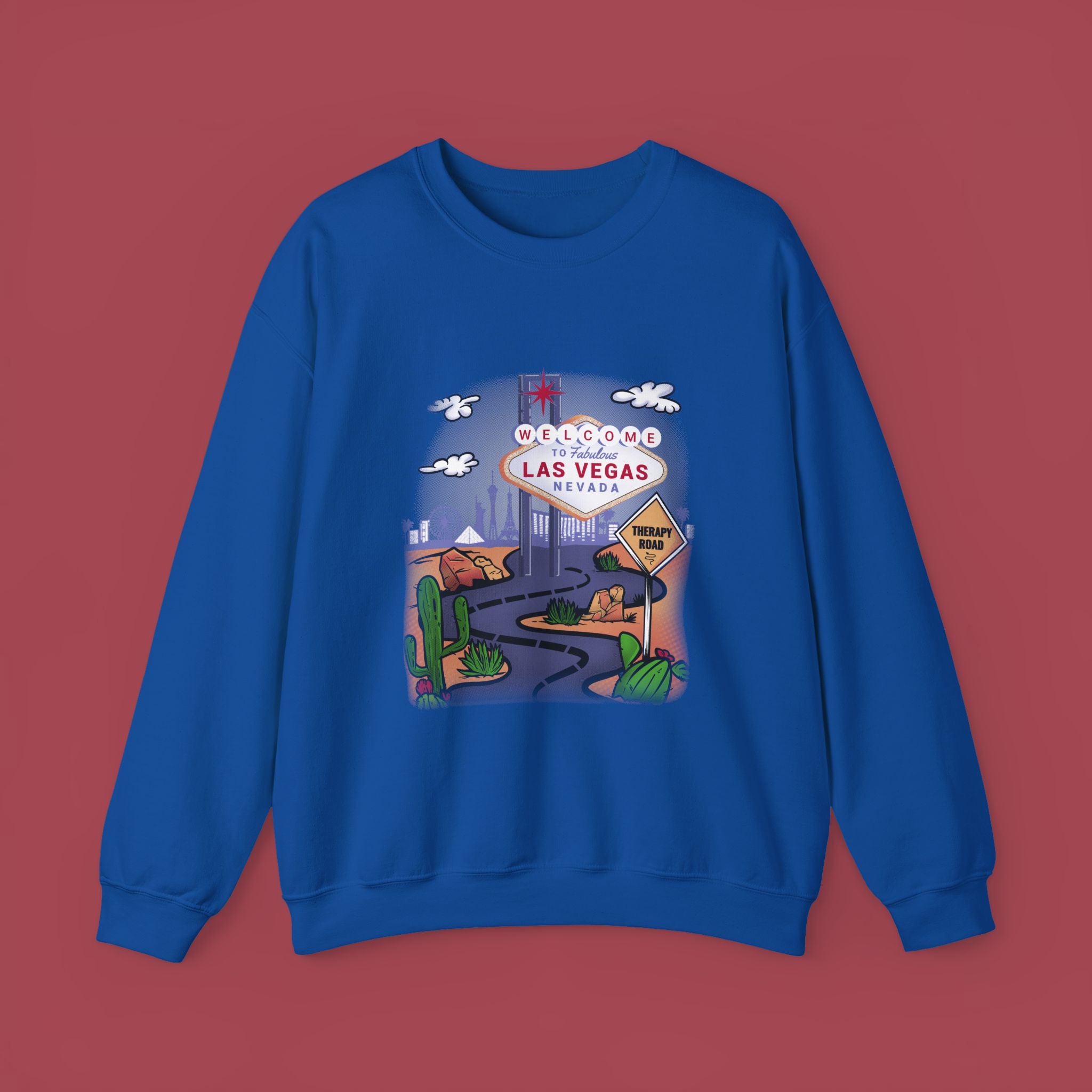 Las Vegas Sweatshirt, Therapy Sweatshirt, Las Vegas Is My Therapy