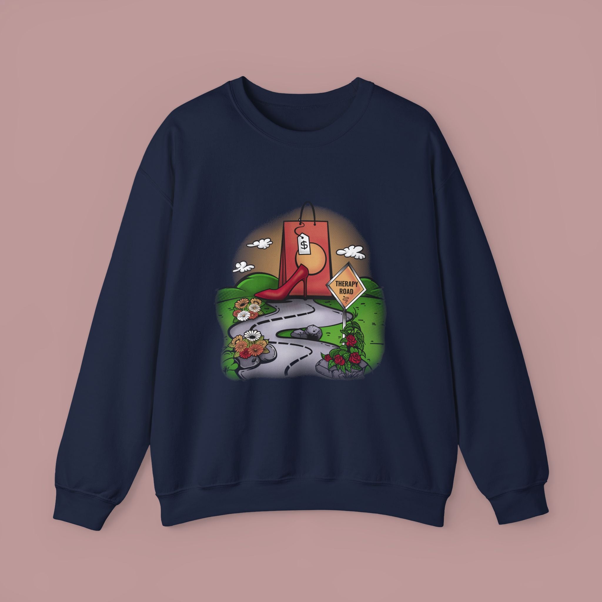 Shopaholic Sweatshirt Unisex, Therapy Sweatshirt, Gift for Shopaholic