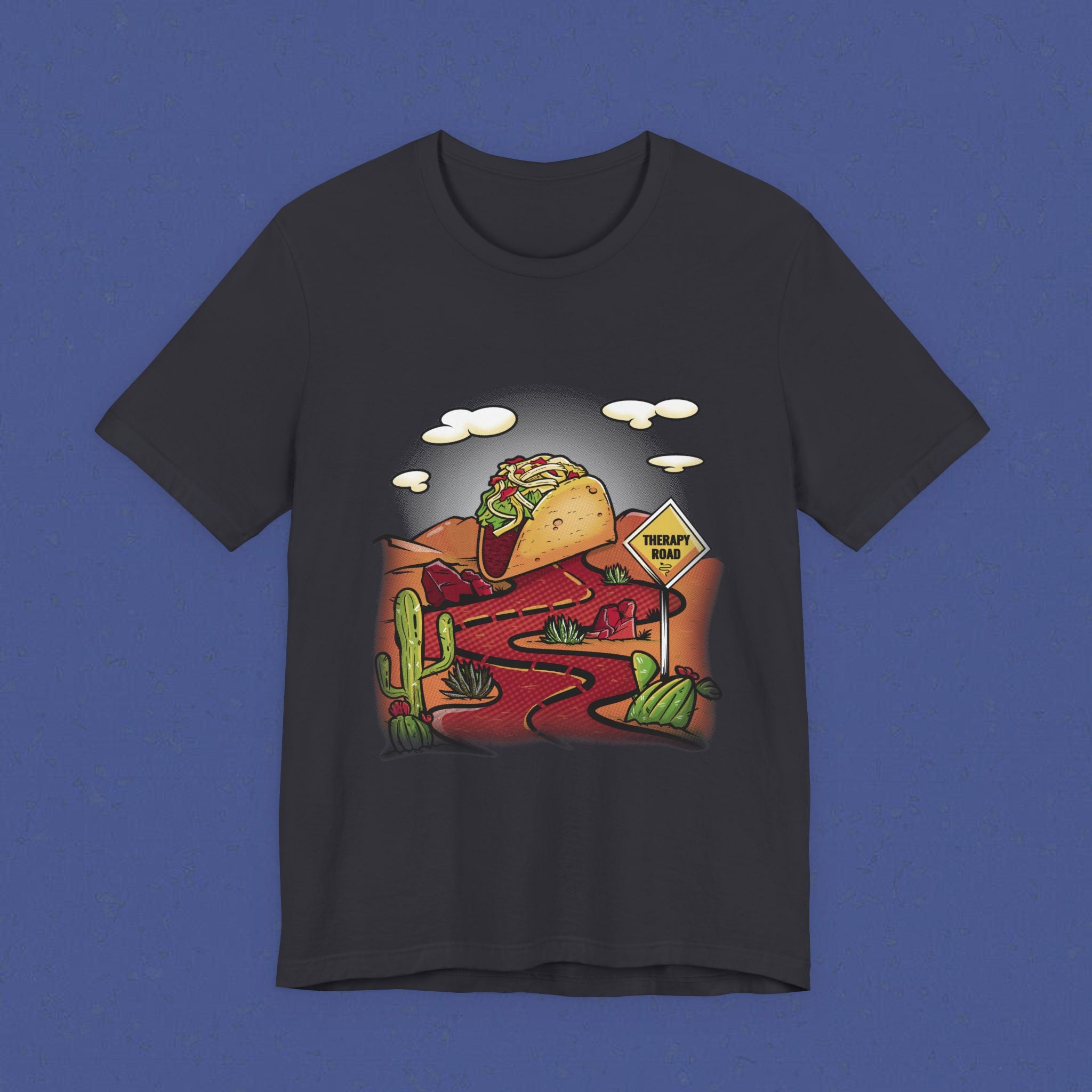 Taco Roadtrip T‑Shirt — Desert Taco Illustration Tee