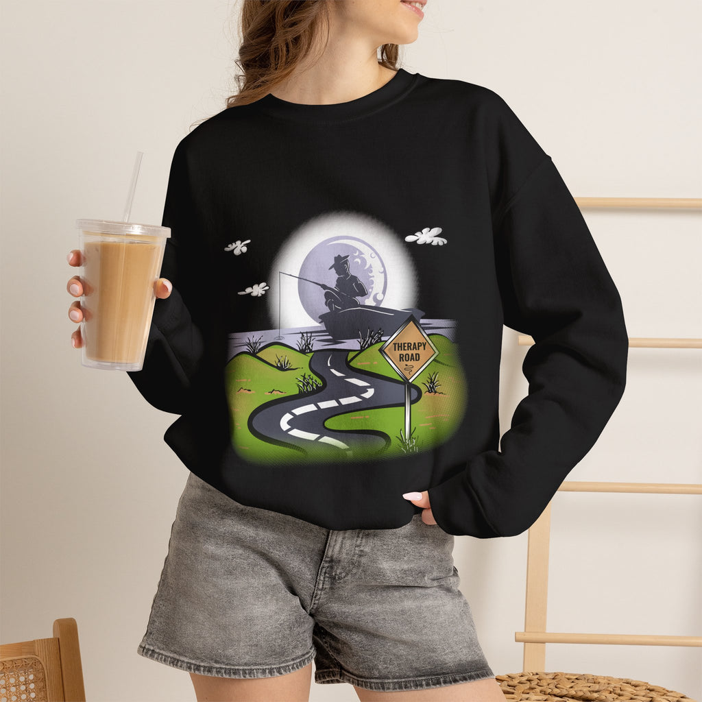 Fishing Lover Sweatshirt Unisex, Therapy Sweatshirt, Fishing Gift