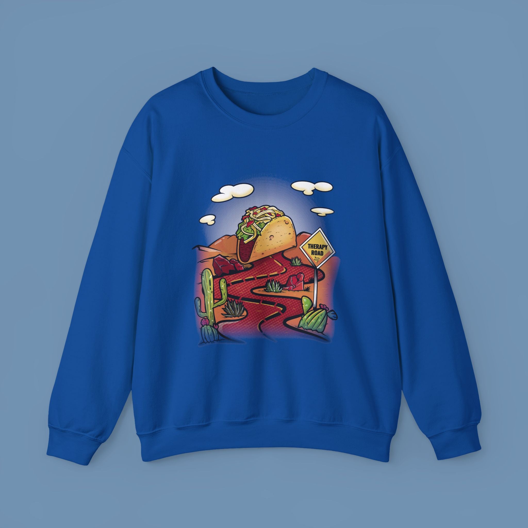 Taco Sweatshirt Unisex, Therapy Sweatshirt, Taco Lover Gift