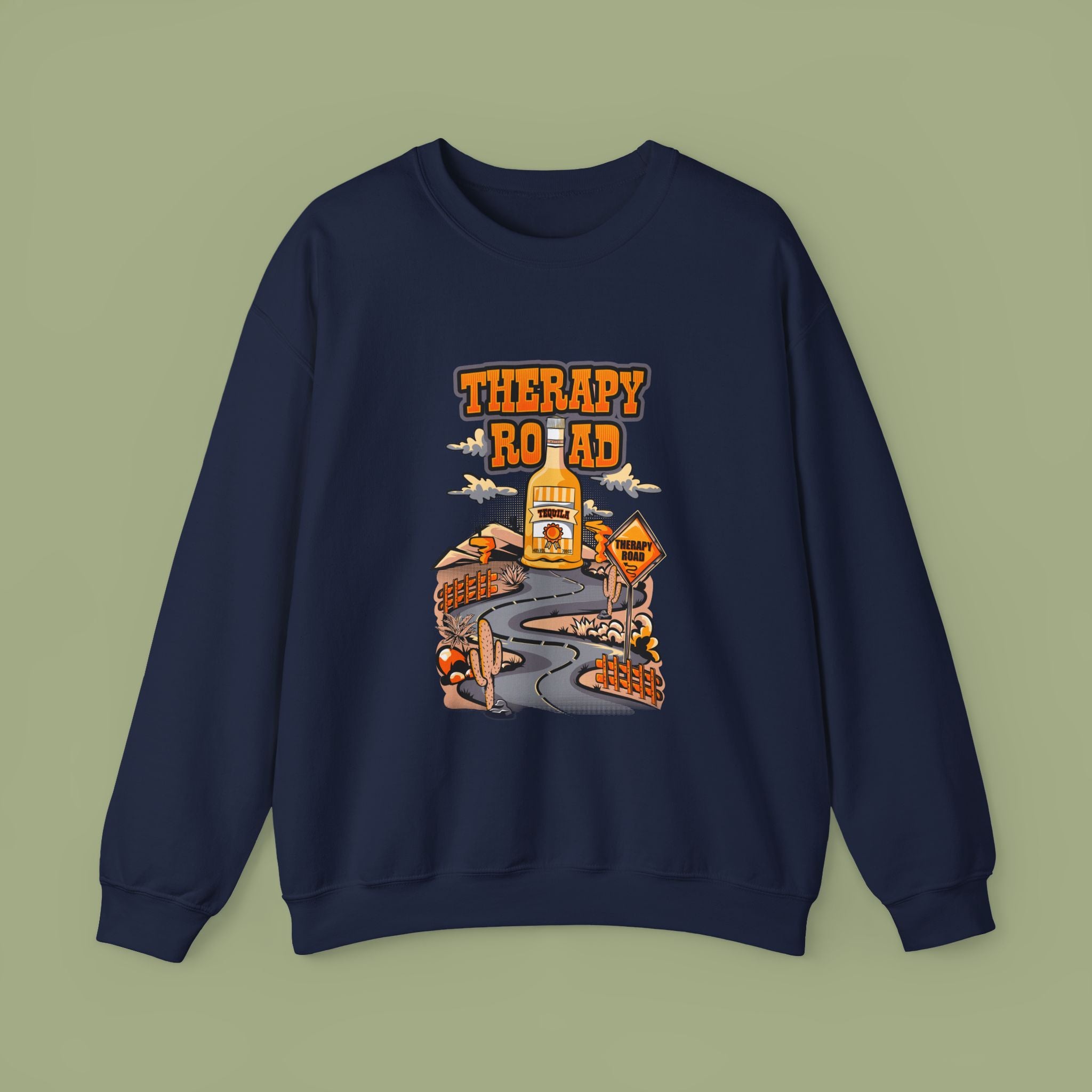 Tequila Lover Sweatshirt Unisex, Therapy Sweatshirt