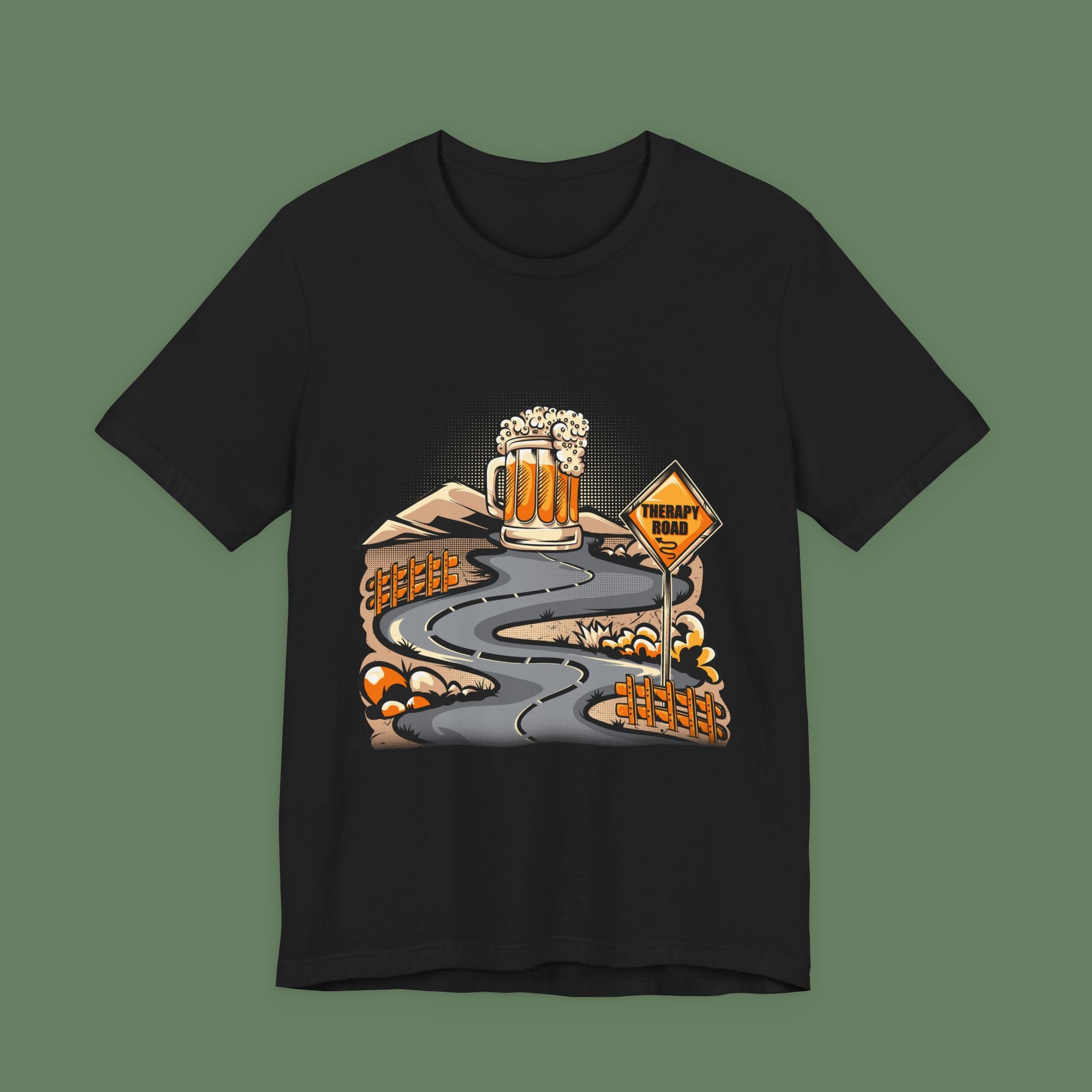 Beer Trail T-Shirt — Scenic Road to Brew Graphic Tee