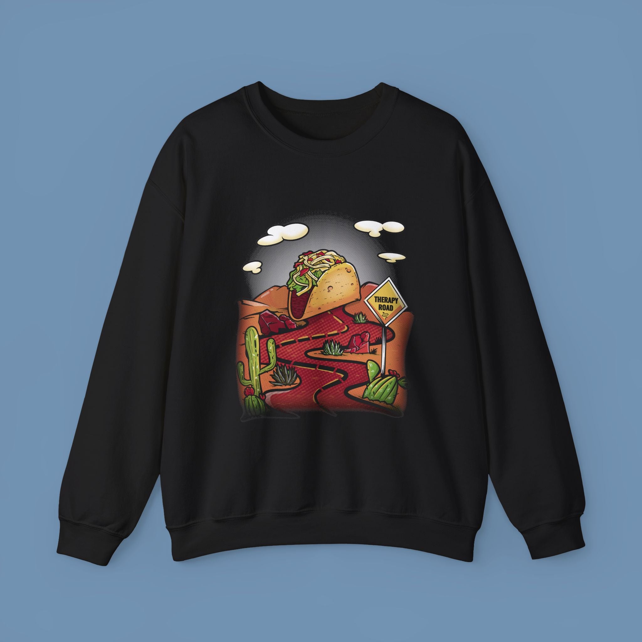 Taco Sweatshirt Unisex, Therapy Sweatshirt, Taco Lover Gift