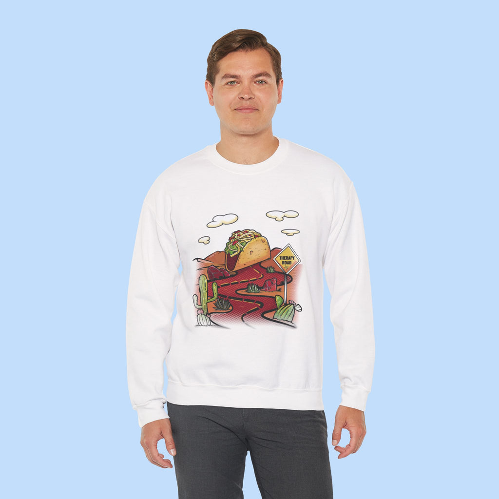 Taco Sweatshirt Unisex, Therapy Sweatshirt, Taco Lover Gift
