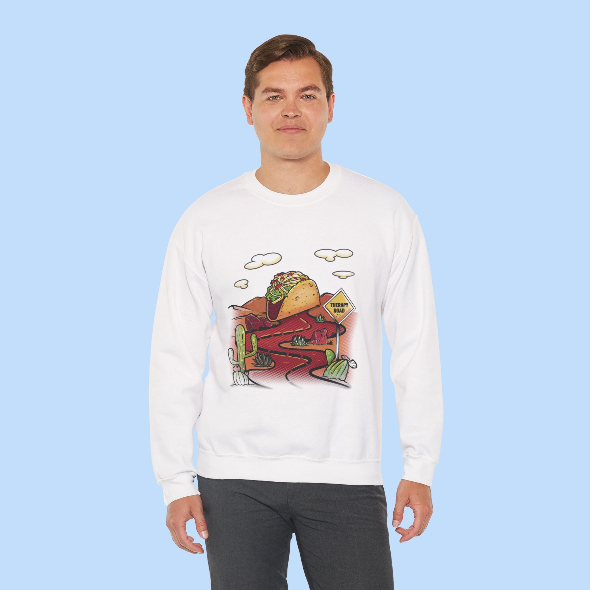 Taco Sweatshirt Unisex, Therapy Sweatshirt, Taco Lover Gift