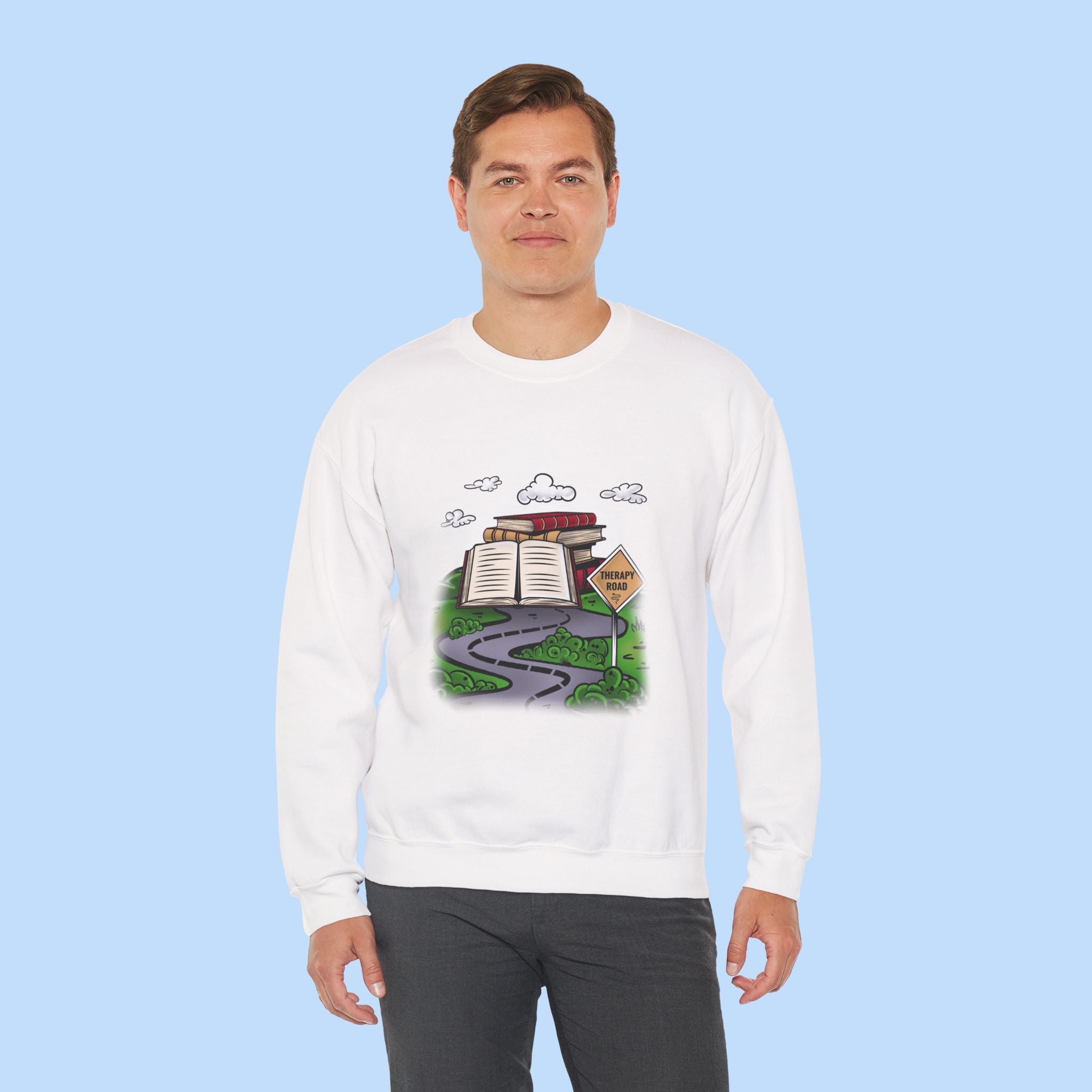 Bookworm Sweatshirt Unisex, Therapy Sweatshirt, Book Lover Gift