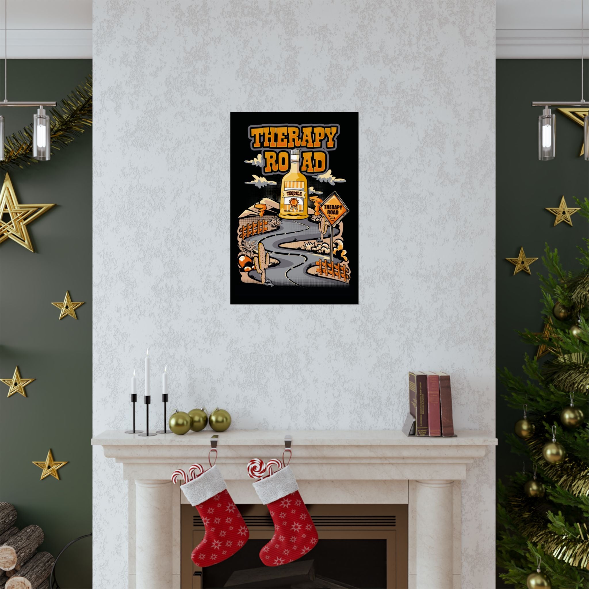 Tequila Wall Art, Tequila Poster, Therapy Wall Art