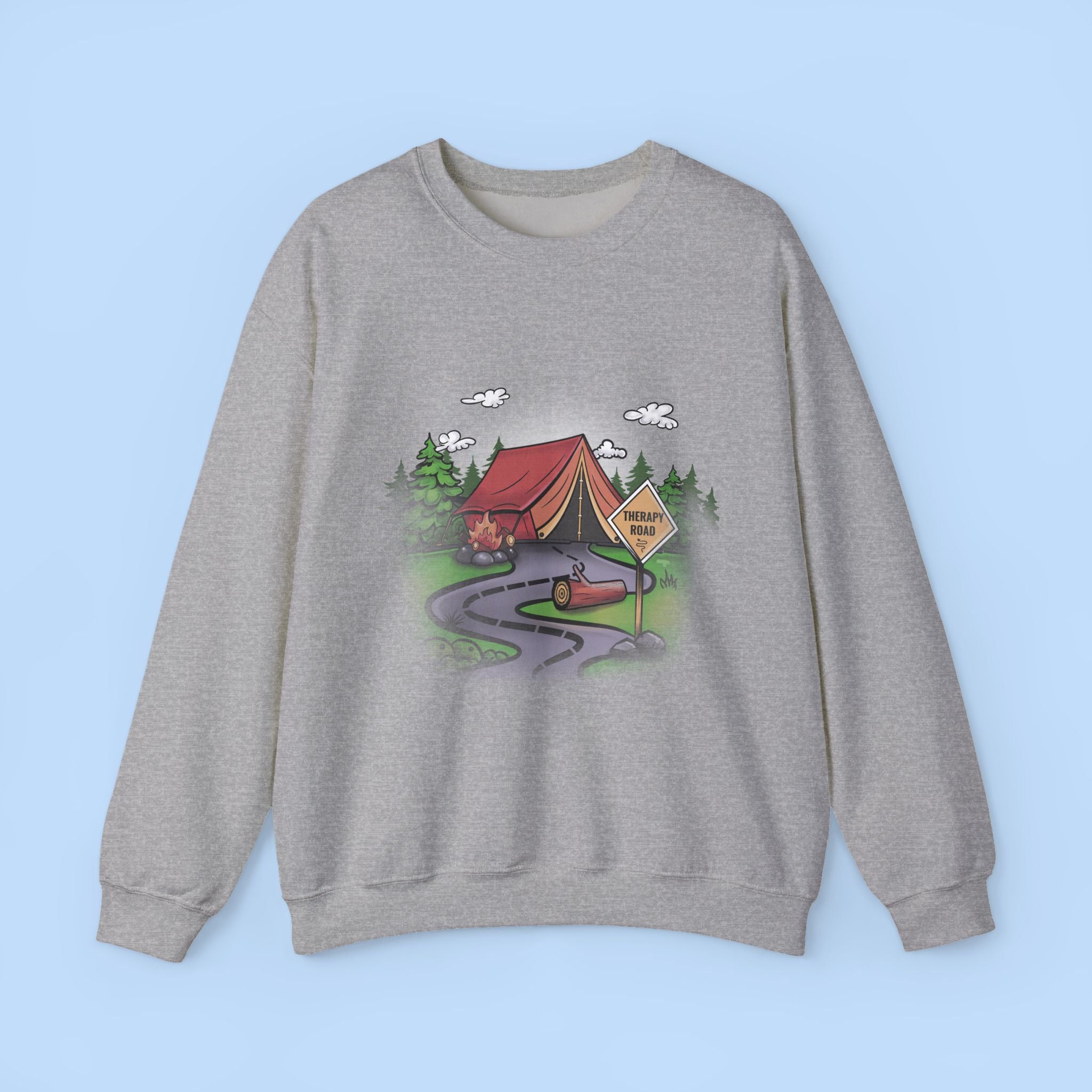 Camping Sweatshirt Unisex, Therapy Sweatshirt, Gift for Camper