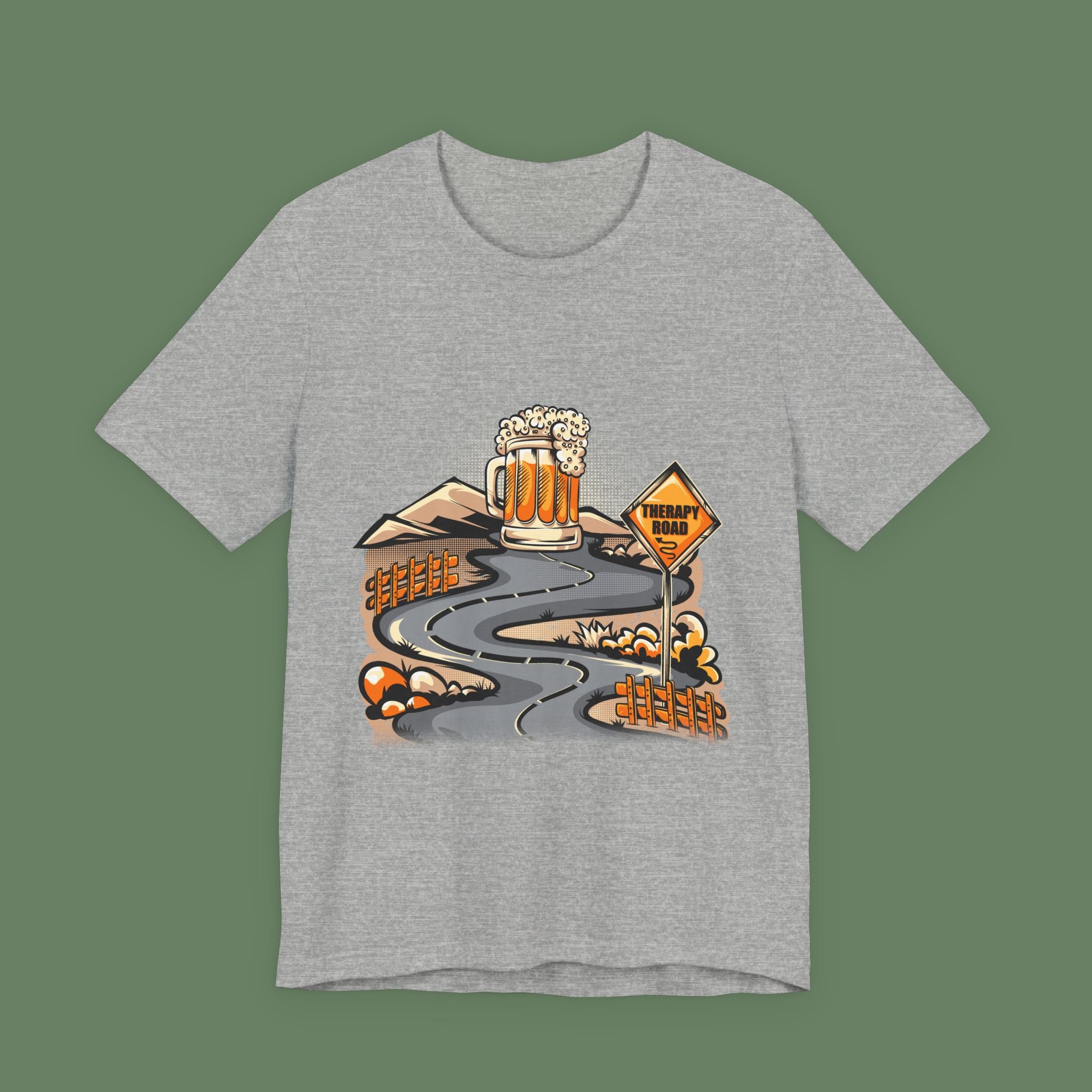 Beer Trail T-Shirt — Scenic Road to Brew Graphic Tee
