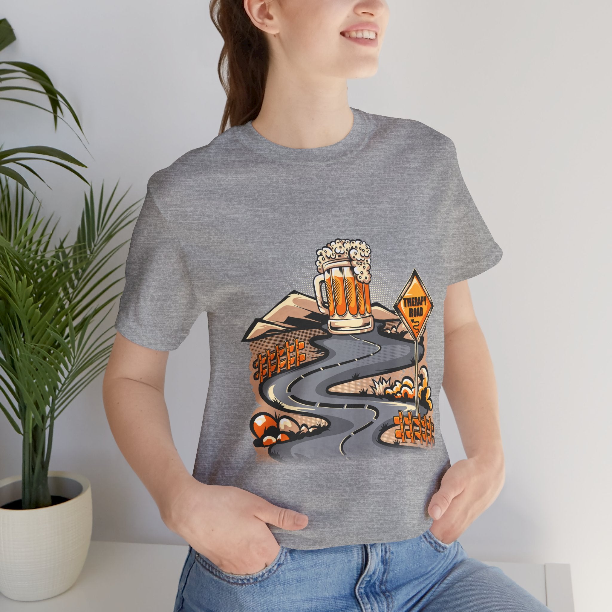 Beer Trail T-Shirt — Scenic Road to Brew Graphic Tee