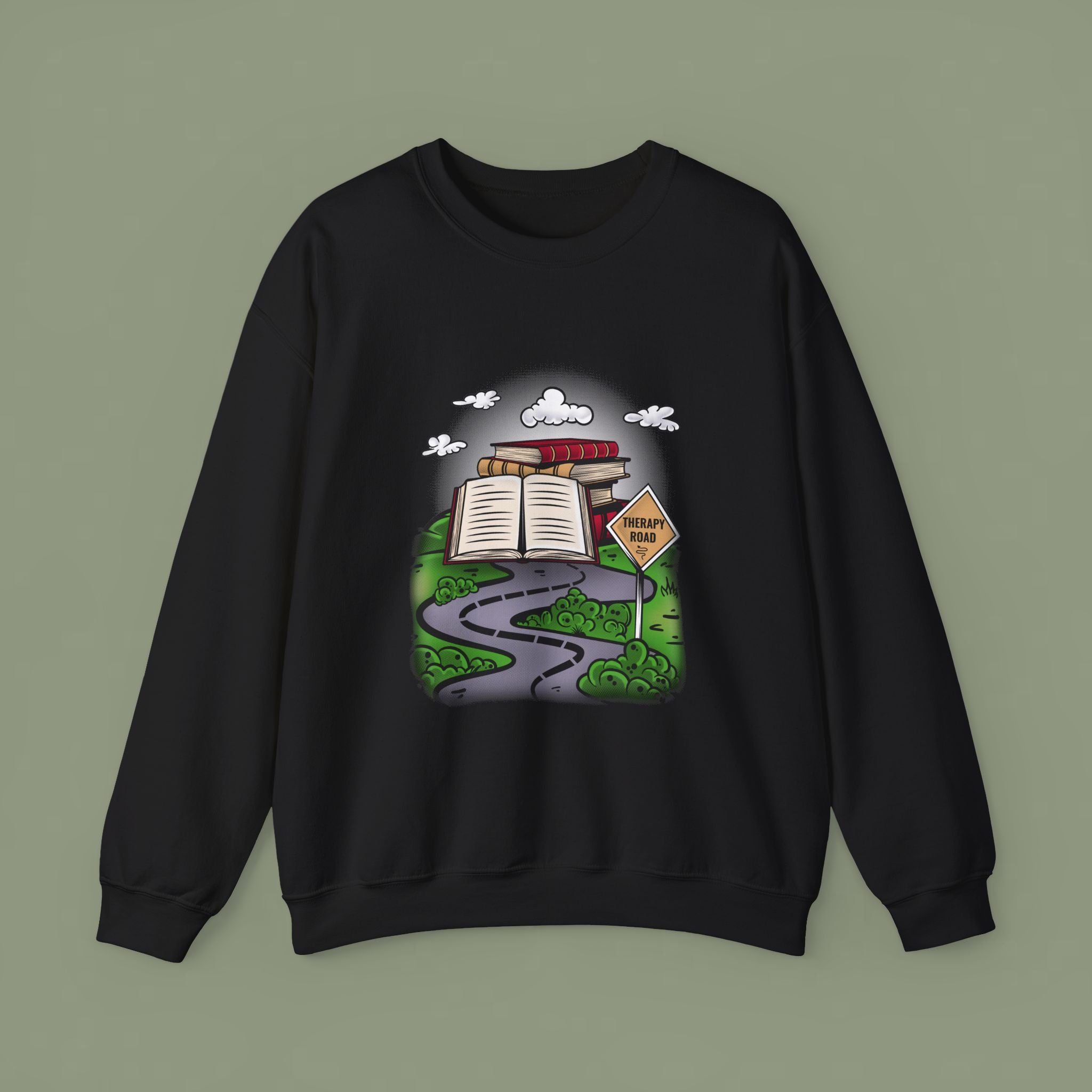 Bookworm Sweatshirt Unisex, Therapy Sweatshirt, Book Lover Gift