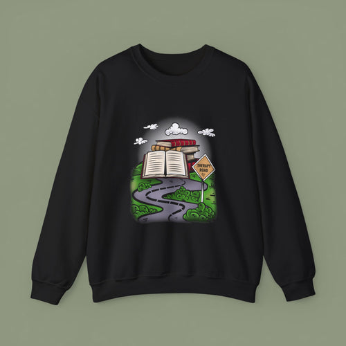 Bookworm Sweatshirt Unisex, Therapy Sweatshirt, Book Lover Gift