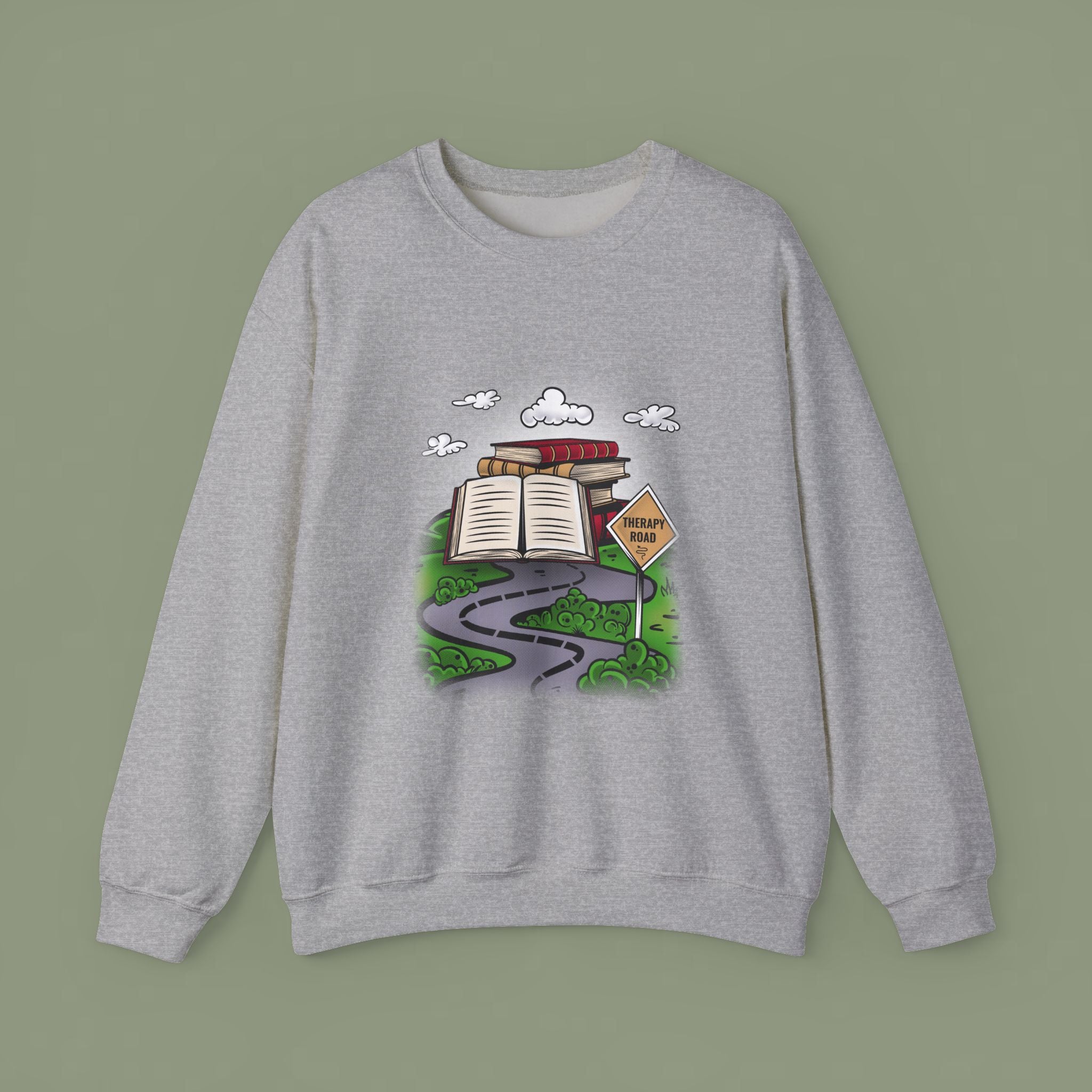Bookworm Sweatshirt Unisex, Therapy Sweatshirt, Book Lover Gift