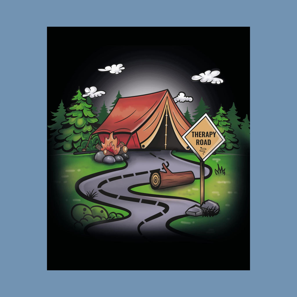 Camping Poster, Therapy Wall Art