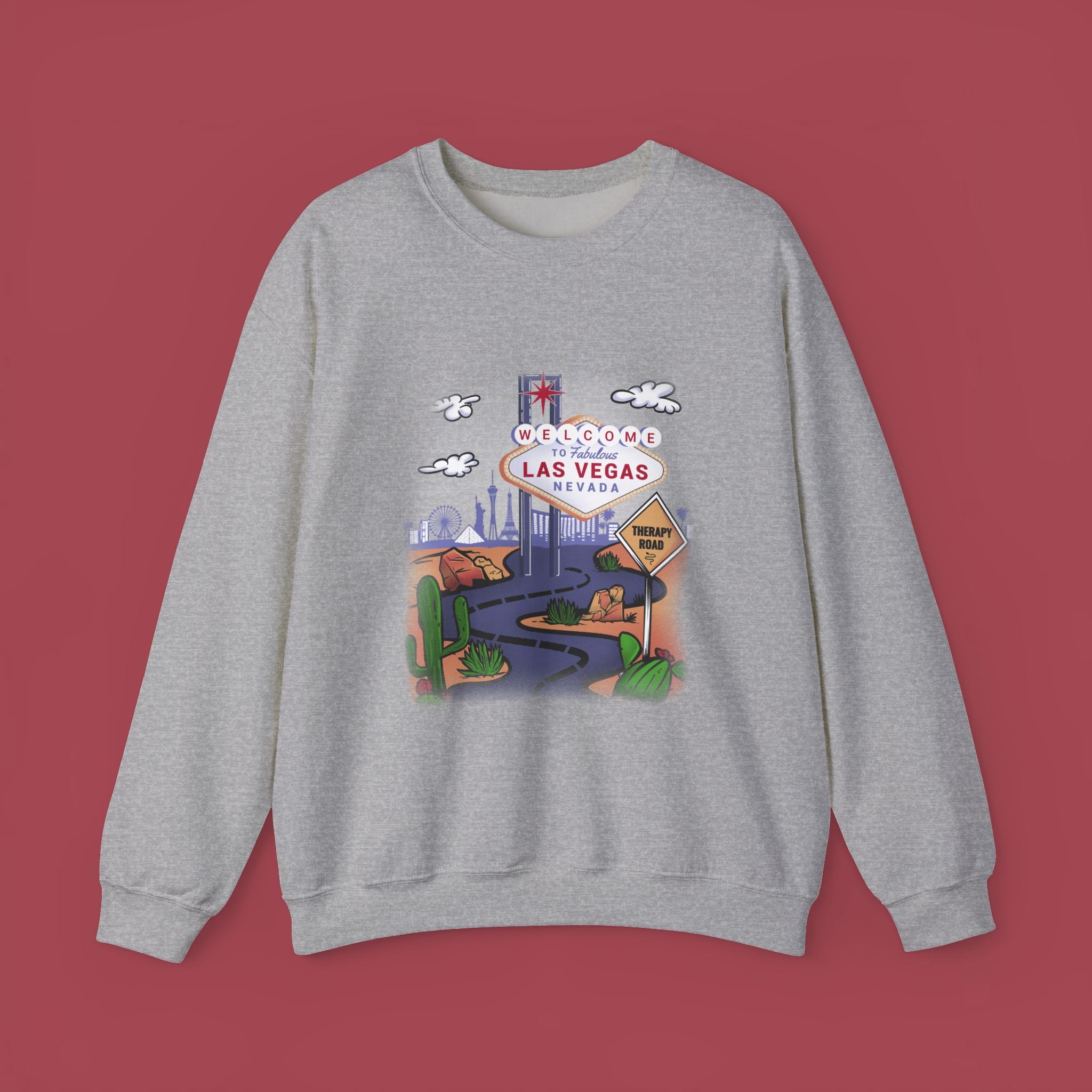 Las Vegas Sweatshirt, Therapy Sweatshirt, Las Vegas Is My Therapy