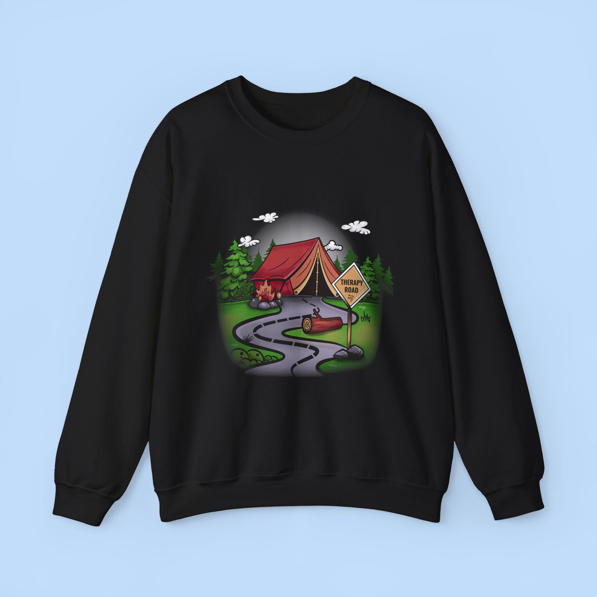 Camping Sweatshirt Unisex, Therapy Sweatshirt, Gift for Camper